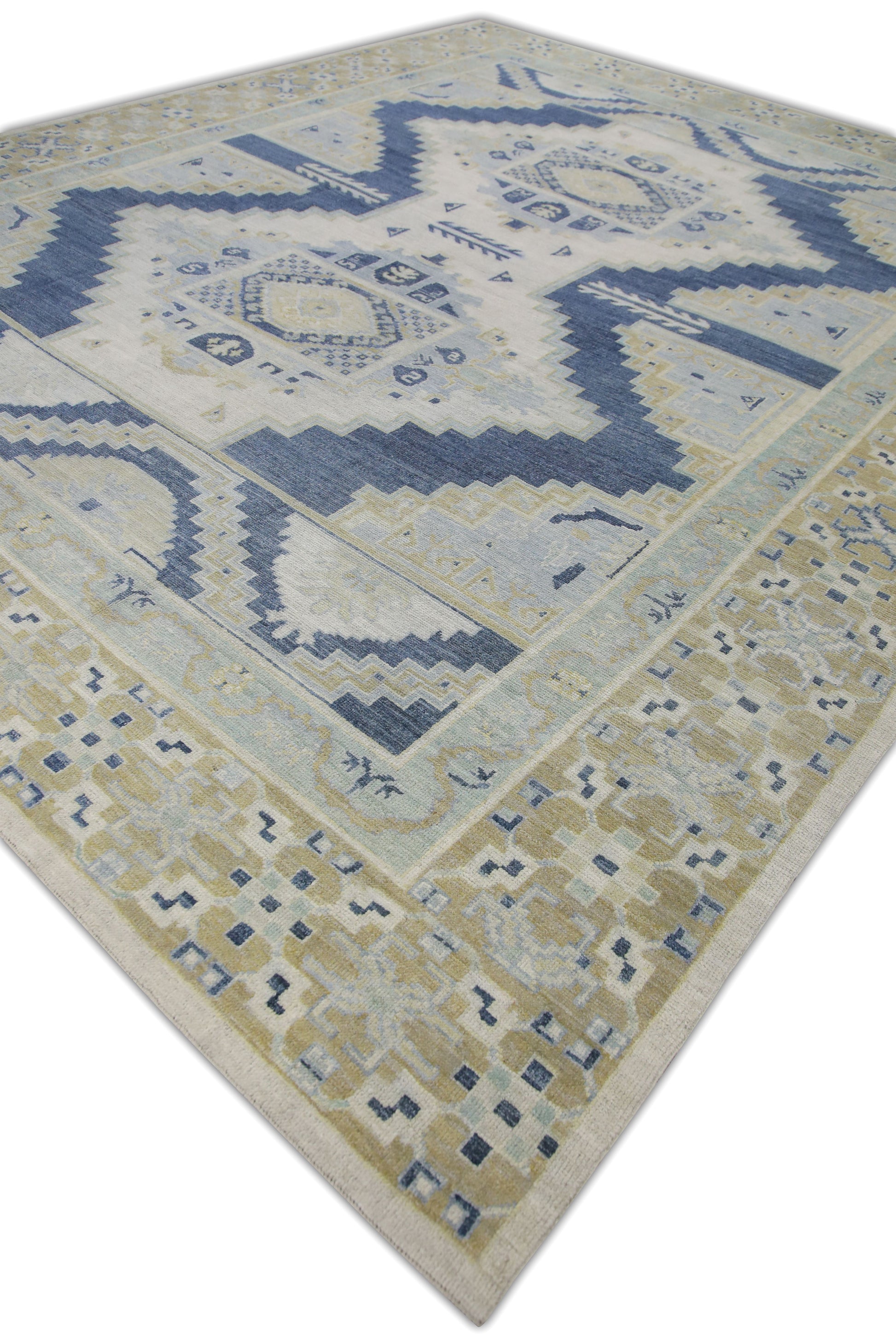 Turkish Antique Look Oushak Rug  12'5" x 14'10"  #6562