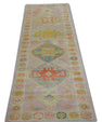Turkish Oushak Rug 3'1" x 10'6" #5752