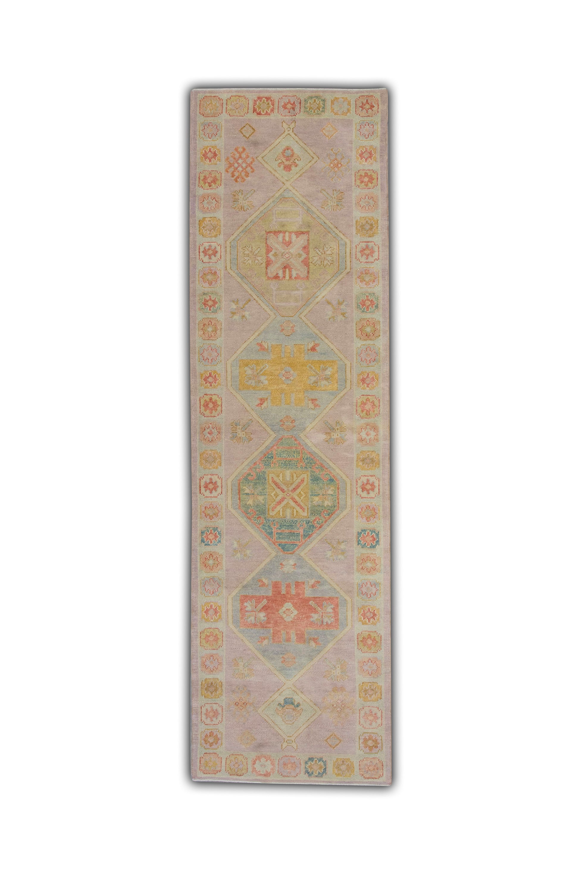 Turkish Oushak Rug 3'1" x 10'6" #5752