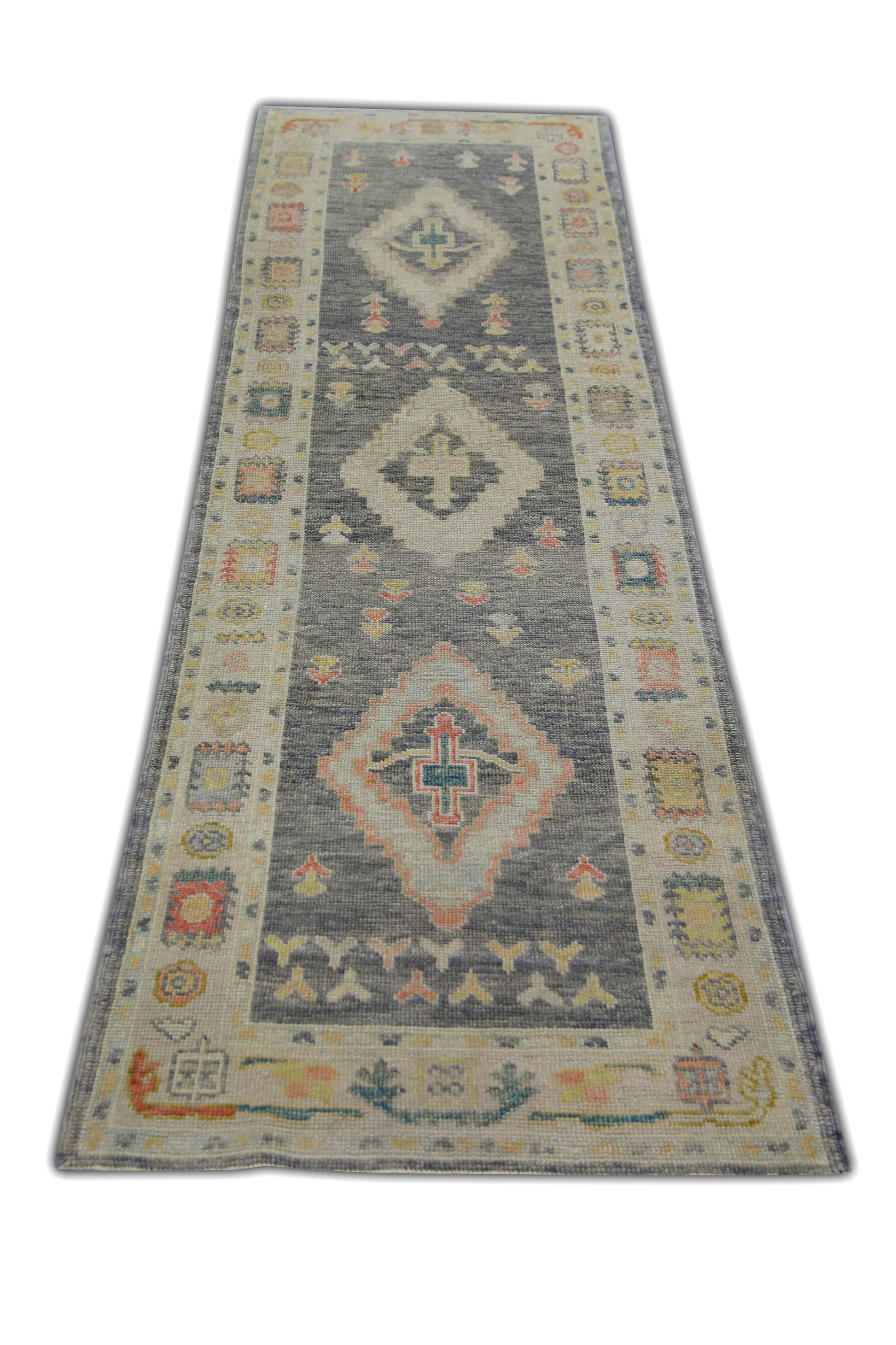 Turkish Oushak Rug 3' x 10'10" #5783