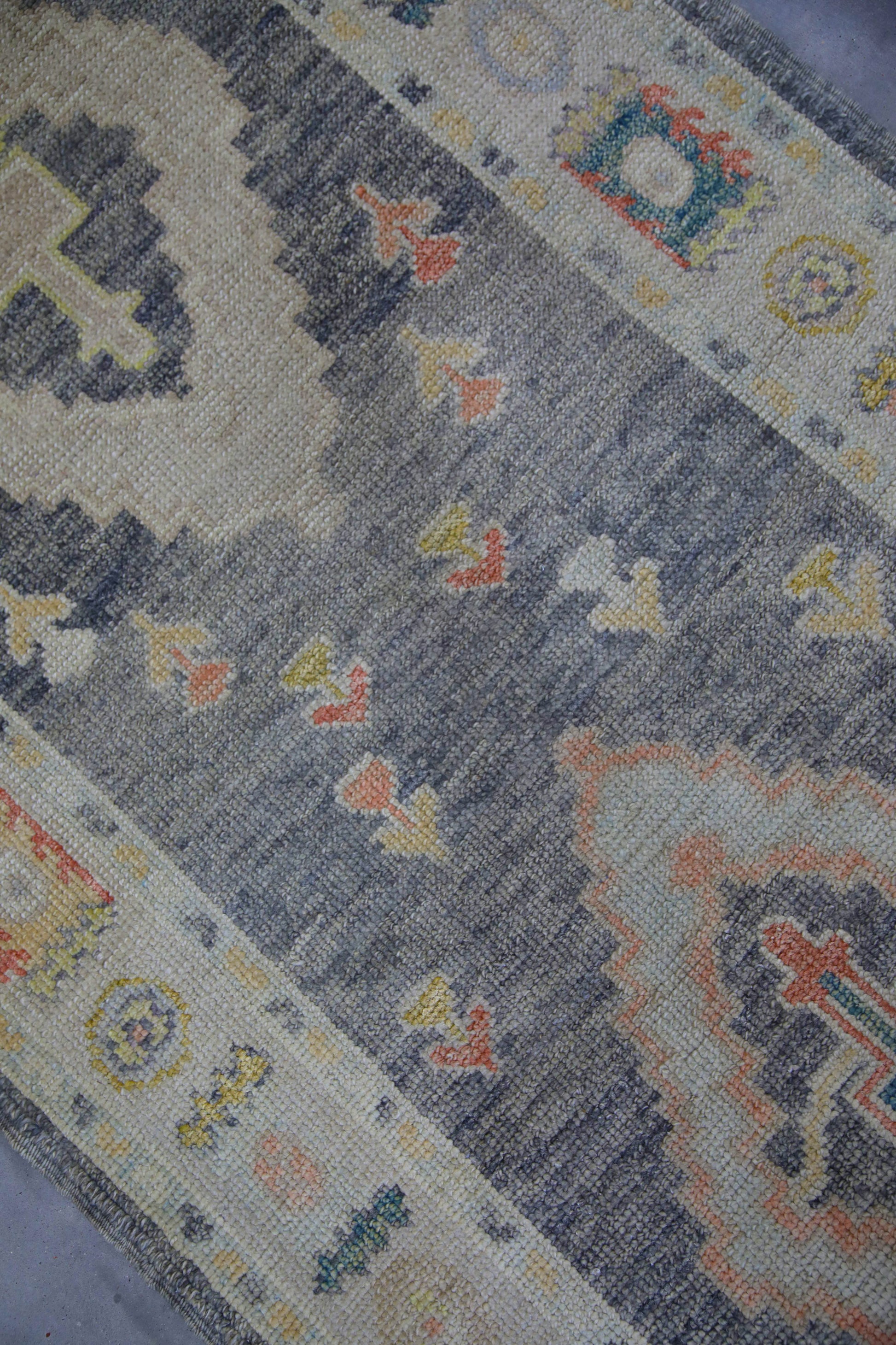 Turkish Oushak Rug 3' x 10'10" #5783