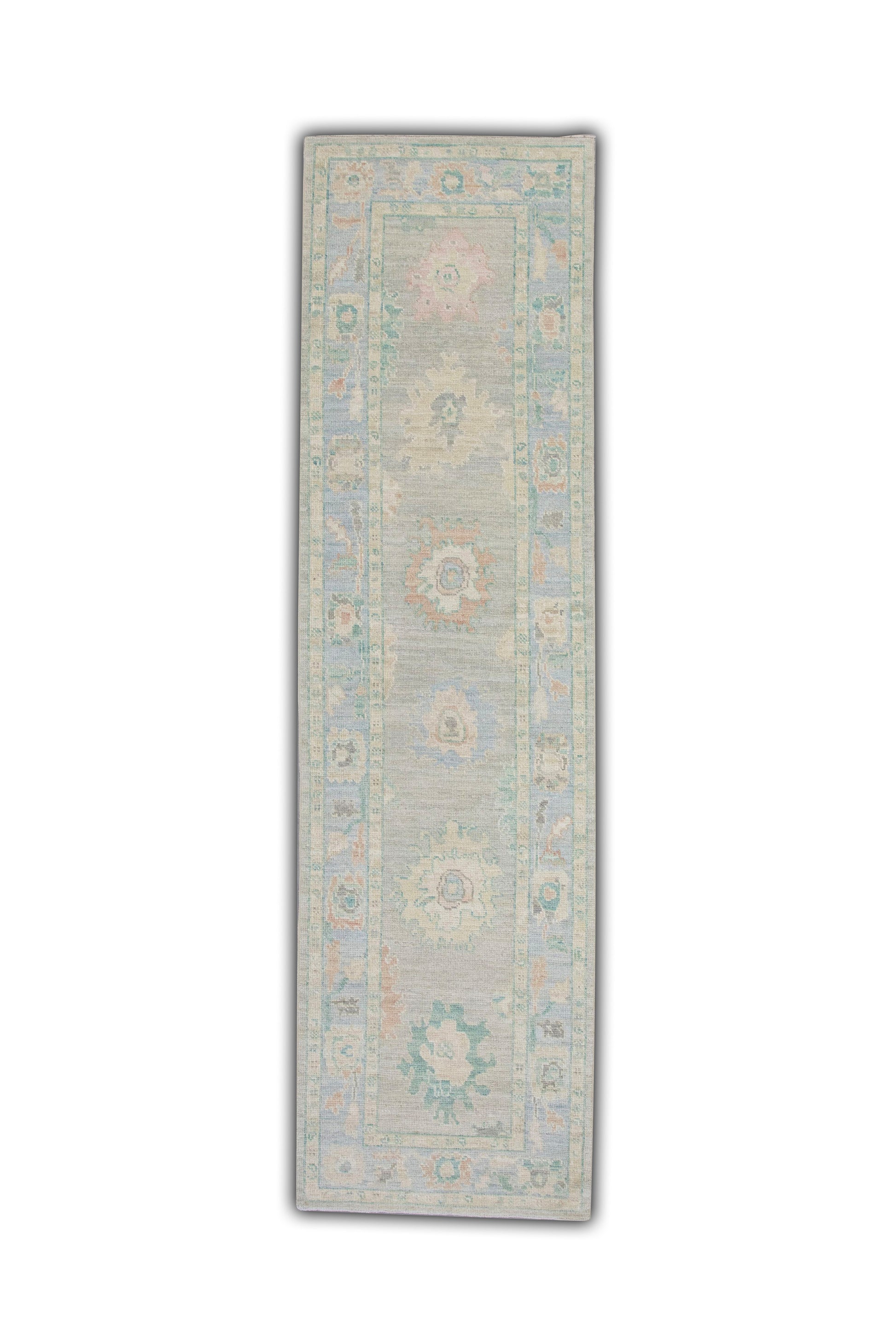 Turkish Oushak Rug 2'11" x 10'6" #5306