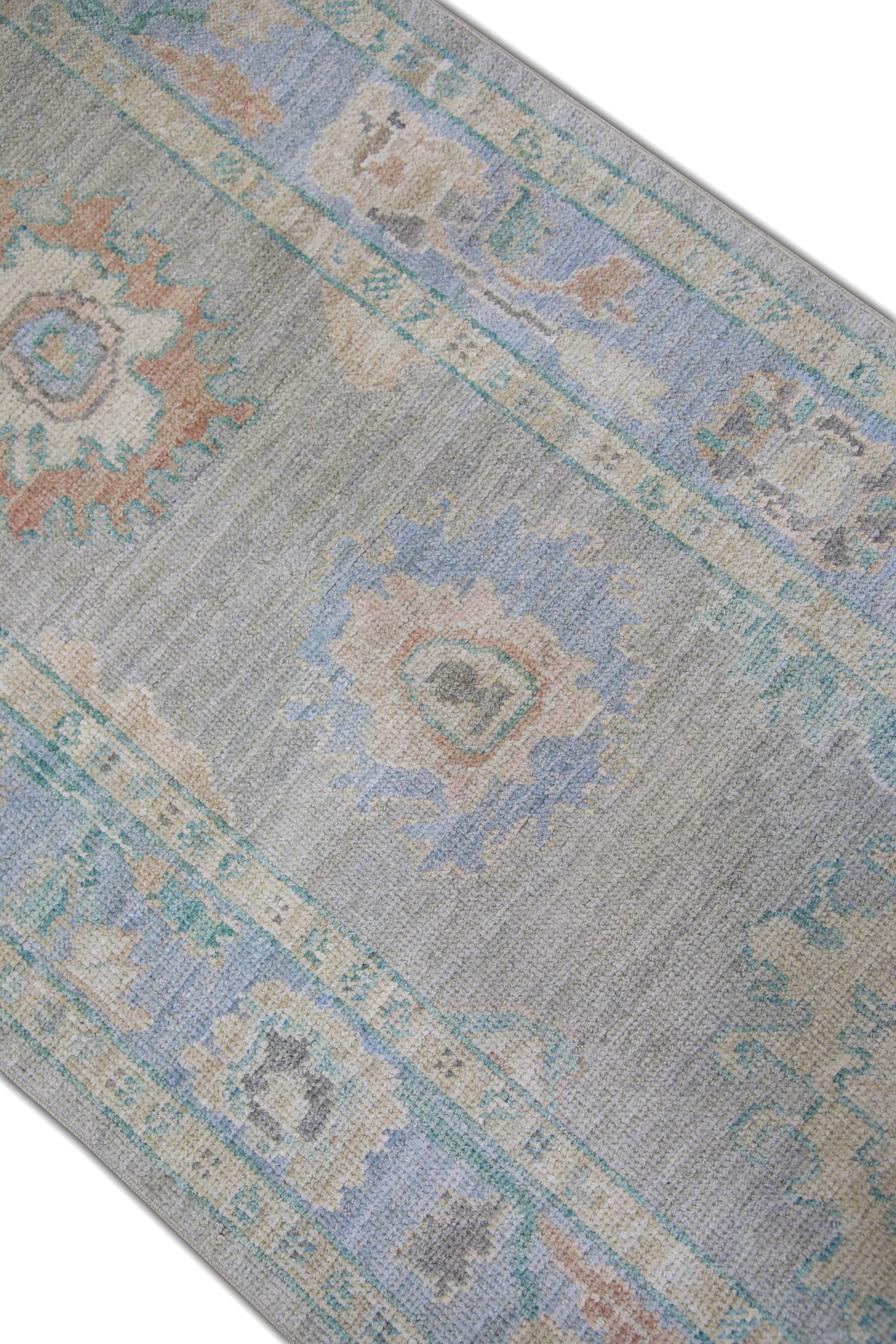 Turkish Oushak Rug 2'11" x 10'6" #5306