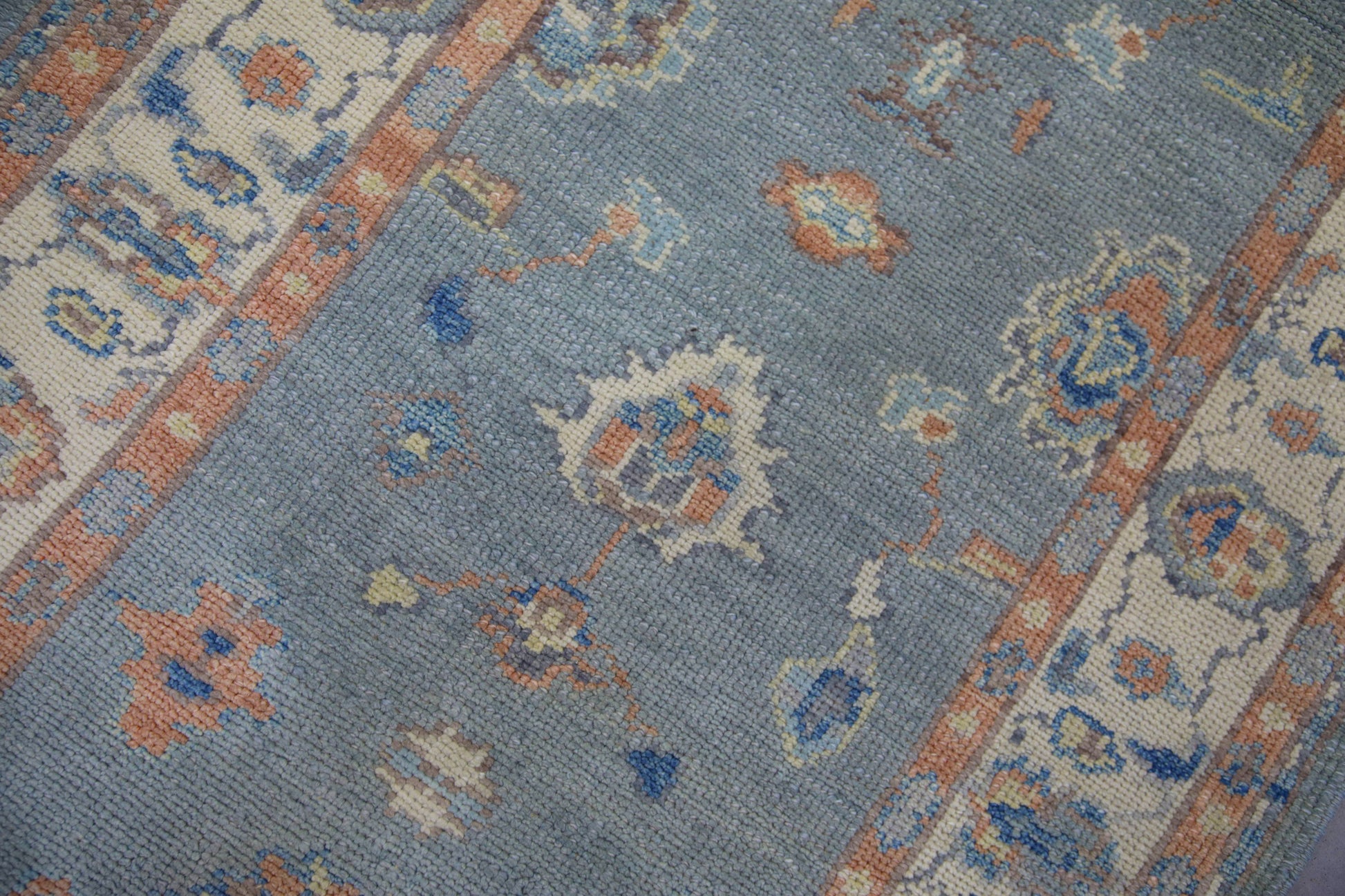 Turkish Oushak Rug 3'1" x 14'4" #5473