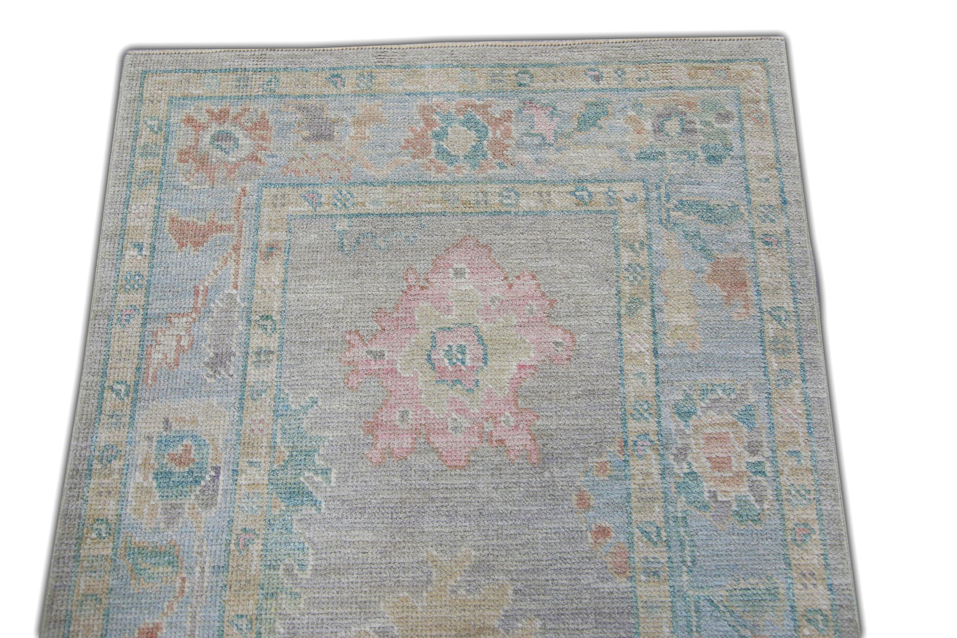 Turkish Oushak Rug 2'10" x 10'6" #5279