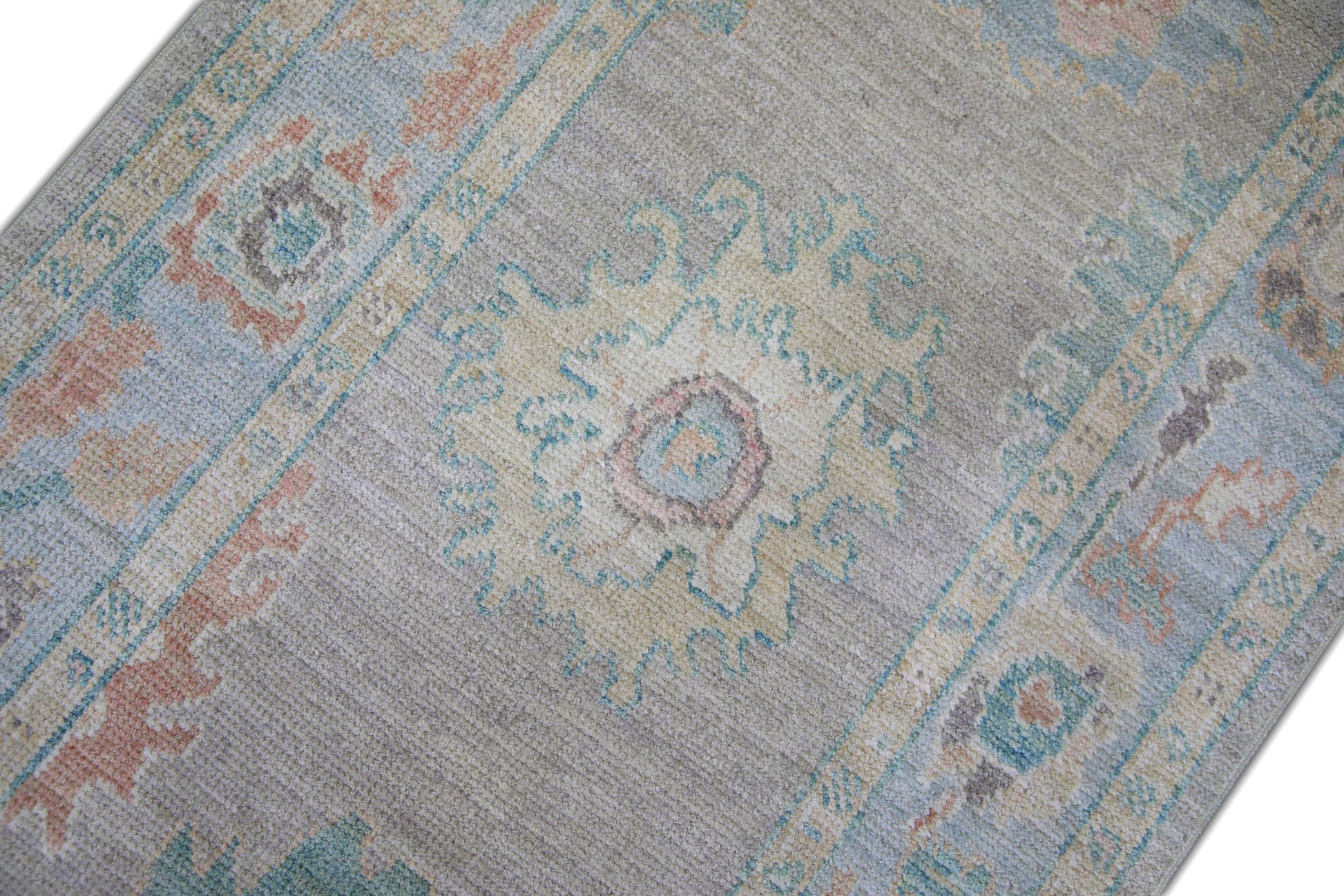 Turkish Oushak Rug 2'10" x 10'6" #5279