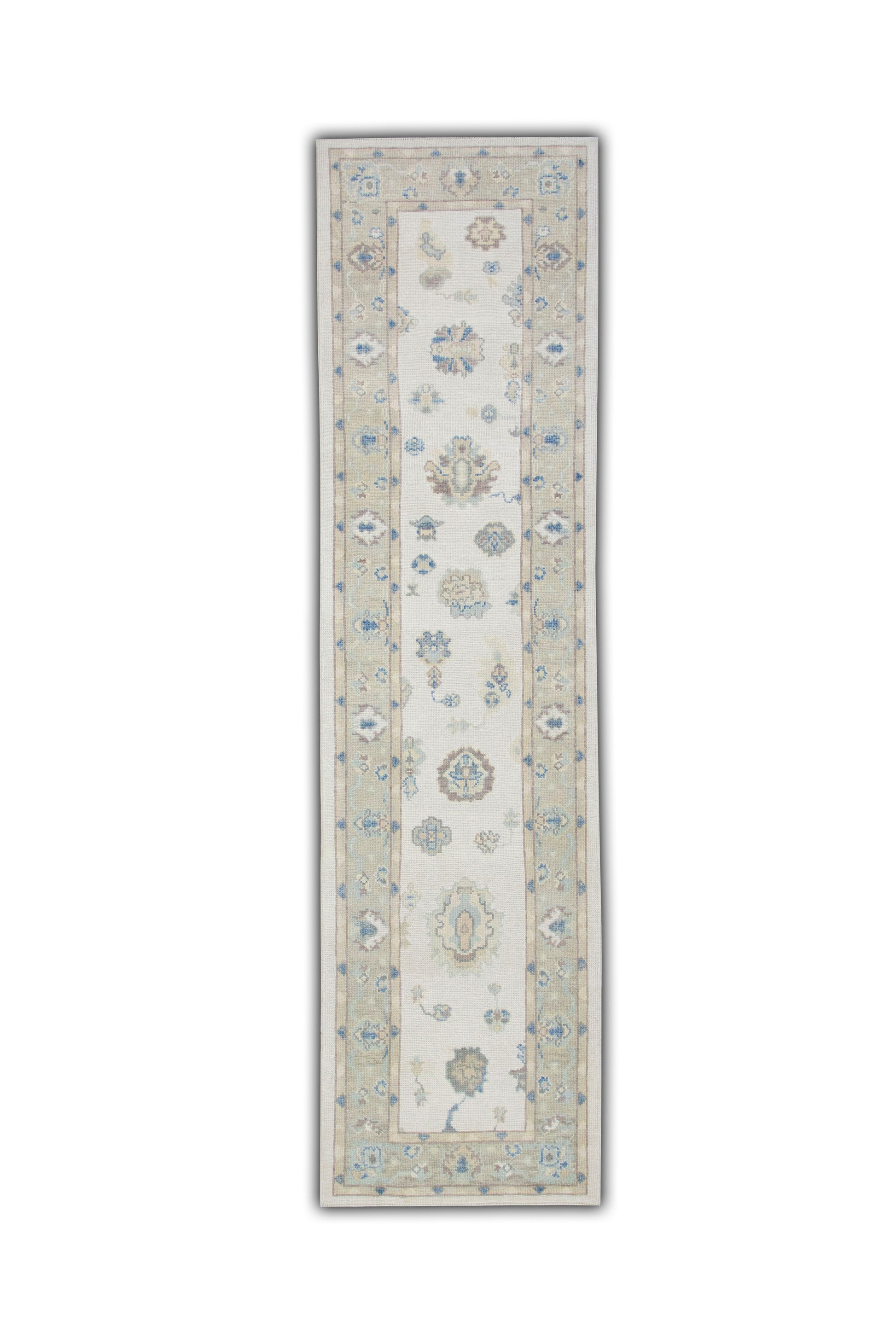 Turkish Oushak Rug 3'1" x 11'5" #5002