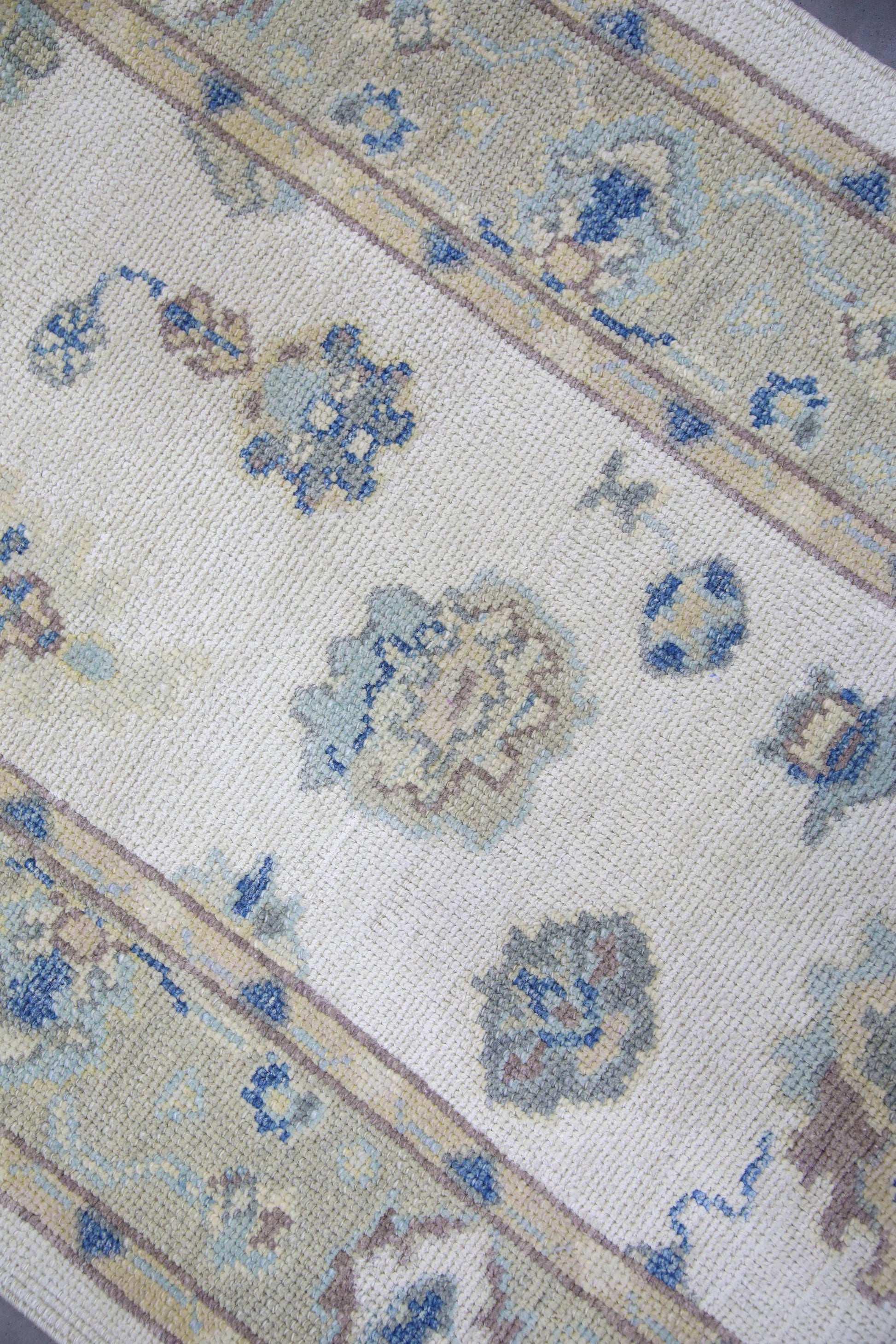 Turkish Oushak Rug 3'1" x 11'5" #5002