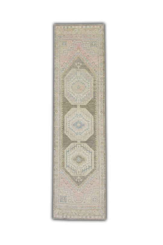 #5256 Turkish Oushak 2'10" x 10'6"