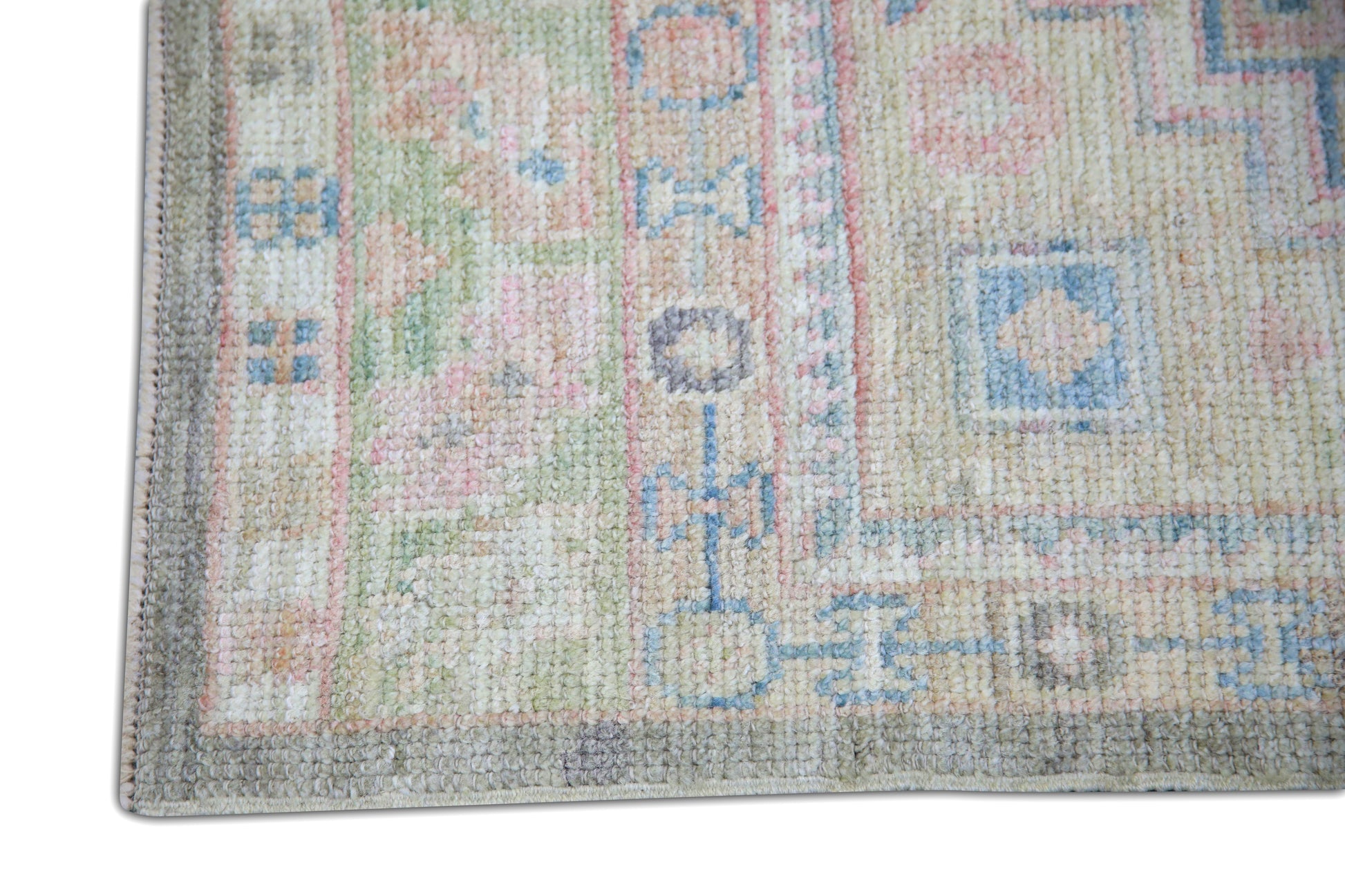 Turkish Oushak Rug 2'10" x 10'6" #5256