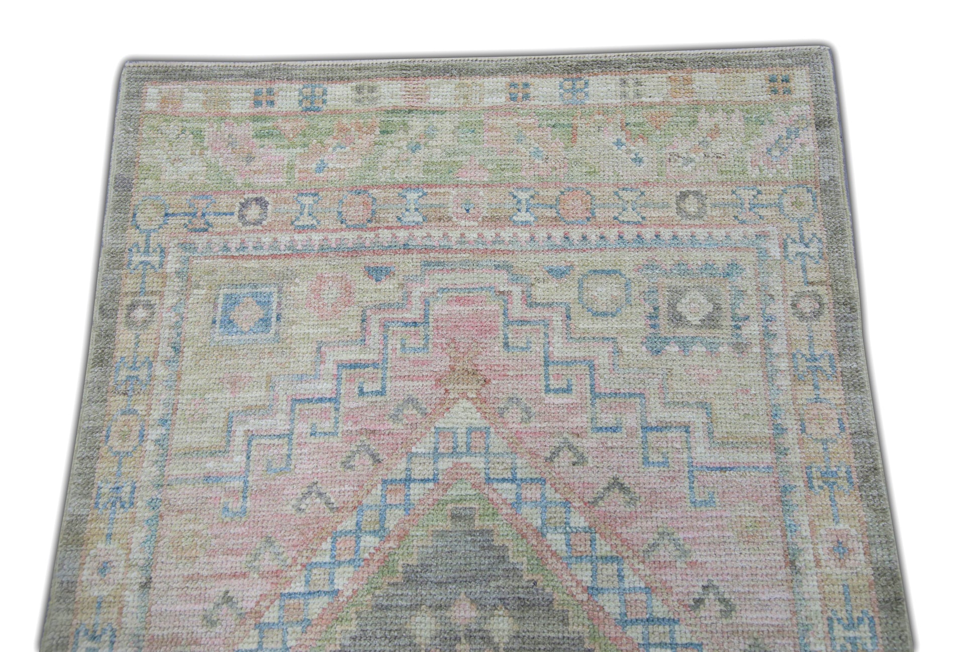 Turkish Oushak Rug 2'10" x 10'6" #5256