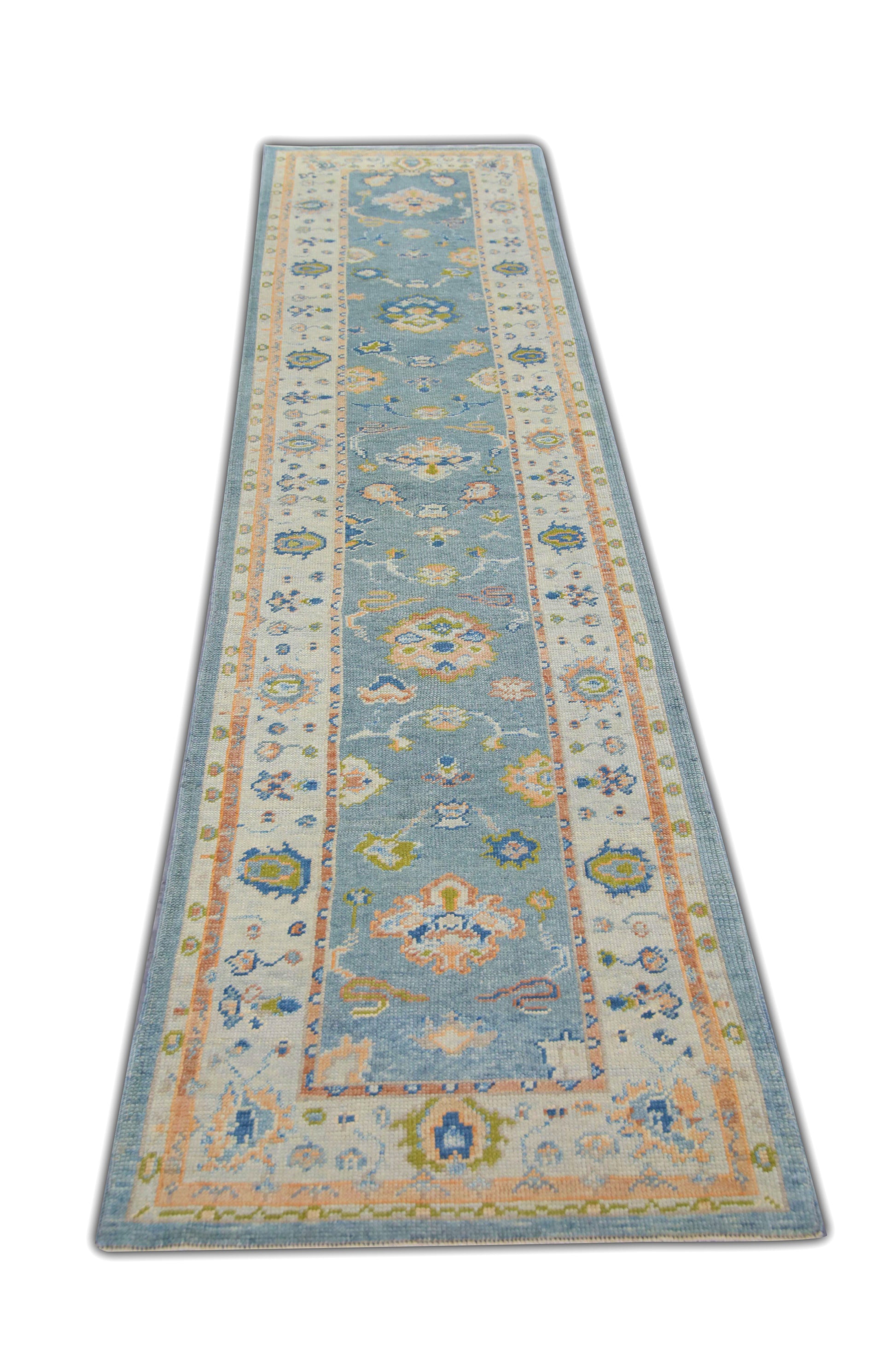Turkish Oushak Rug 3' x 12'7" #5583
