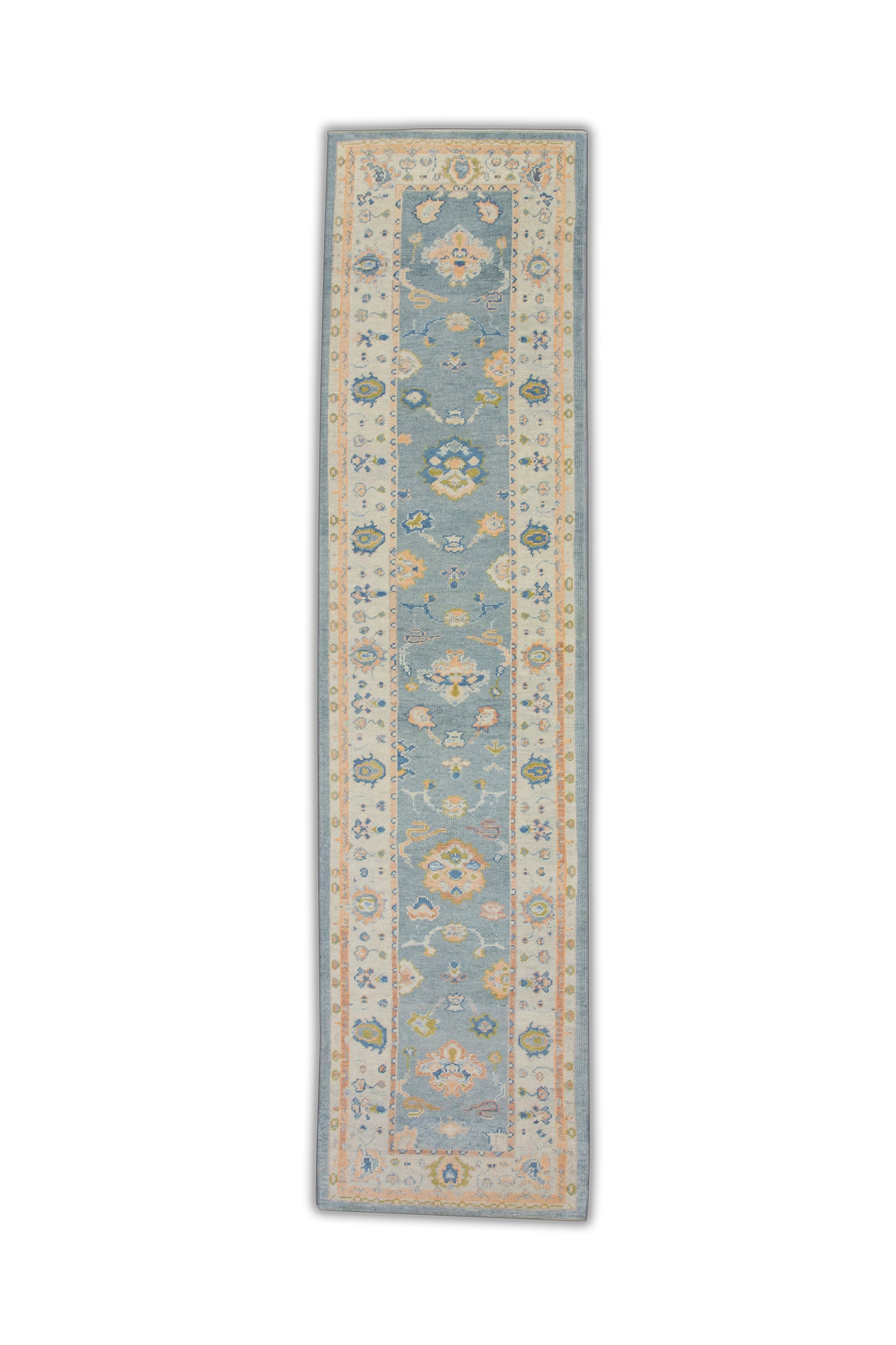 Turkish Oushak Rug 3' x 12'7" #5583