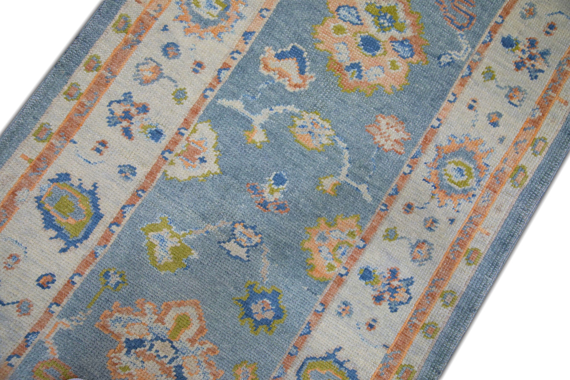 Turkish Oushak Rug 3' x 12'7" #5583