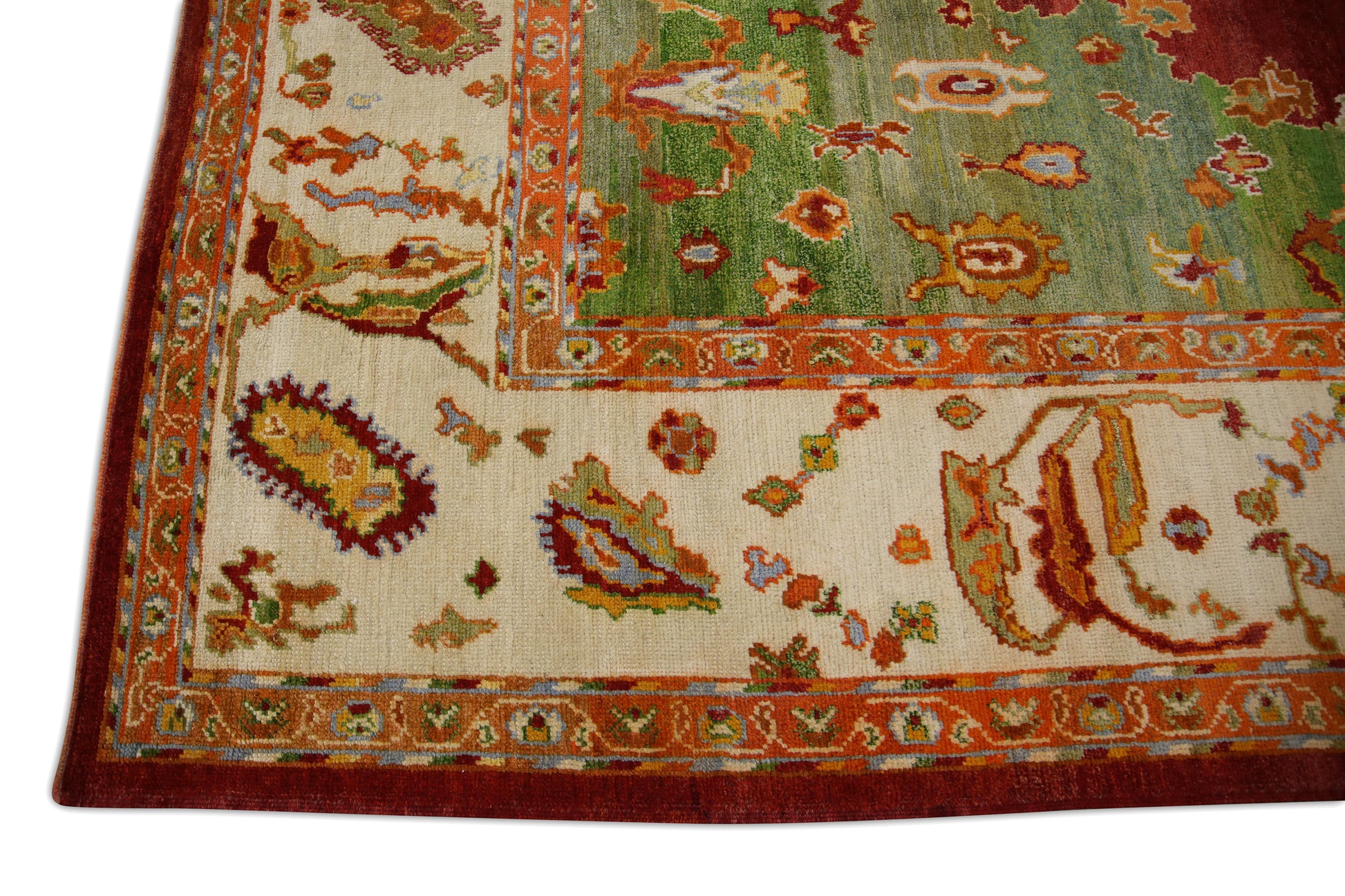 Turkish Old Wool Oushak Rug 12'10" x 15'11"  #103