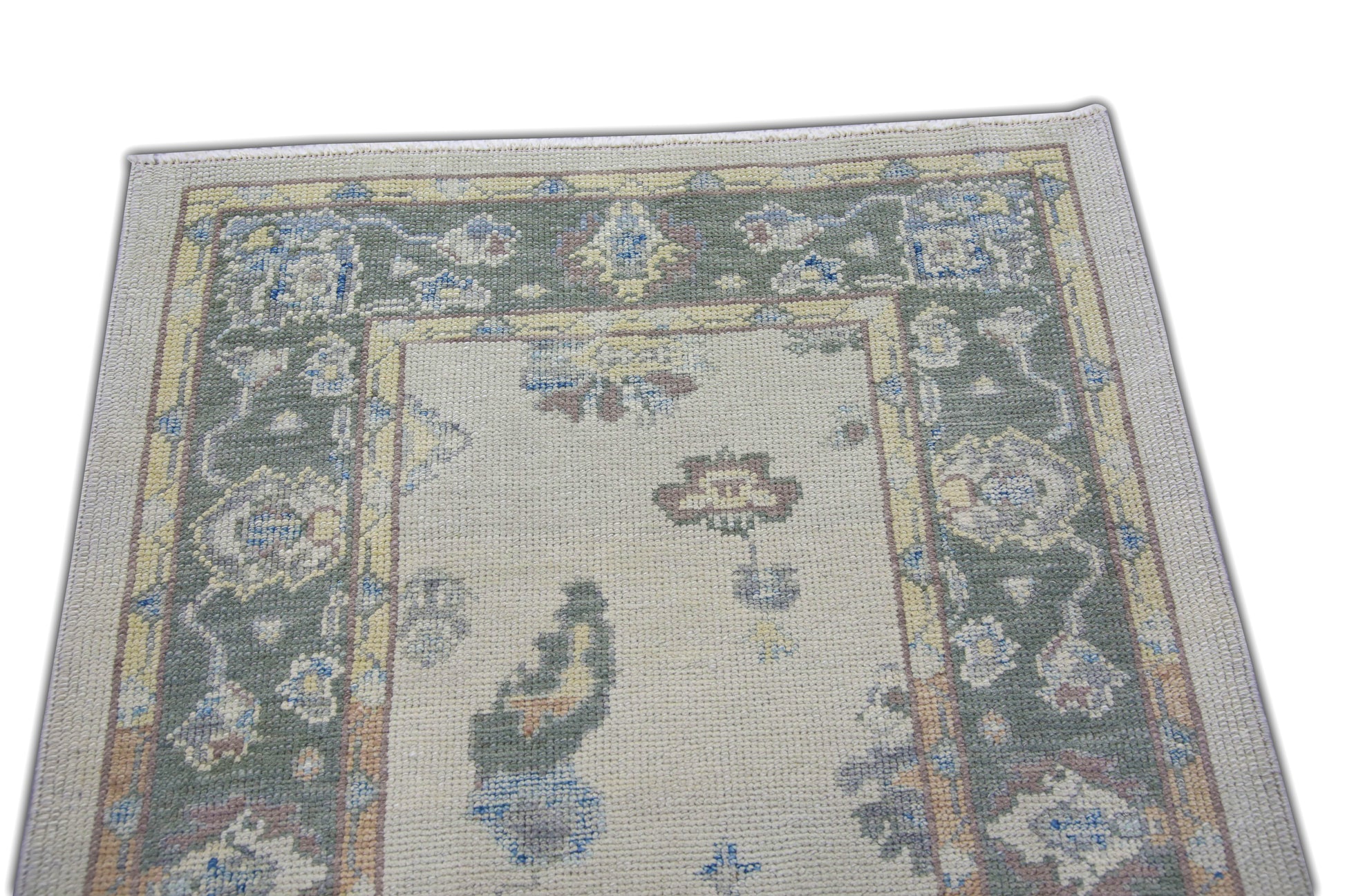 Turkish Oushak Rug 3'2' x 12'4" #5562
