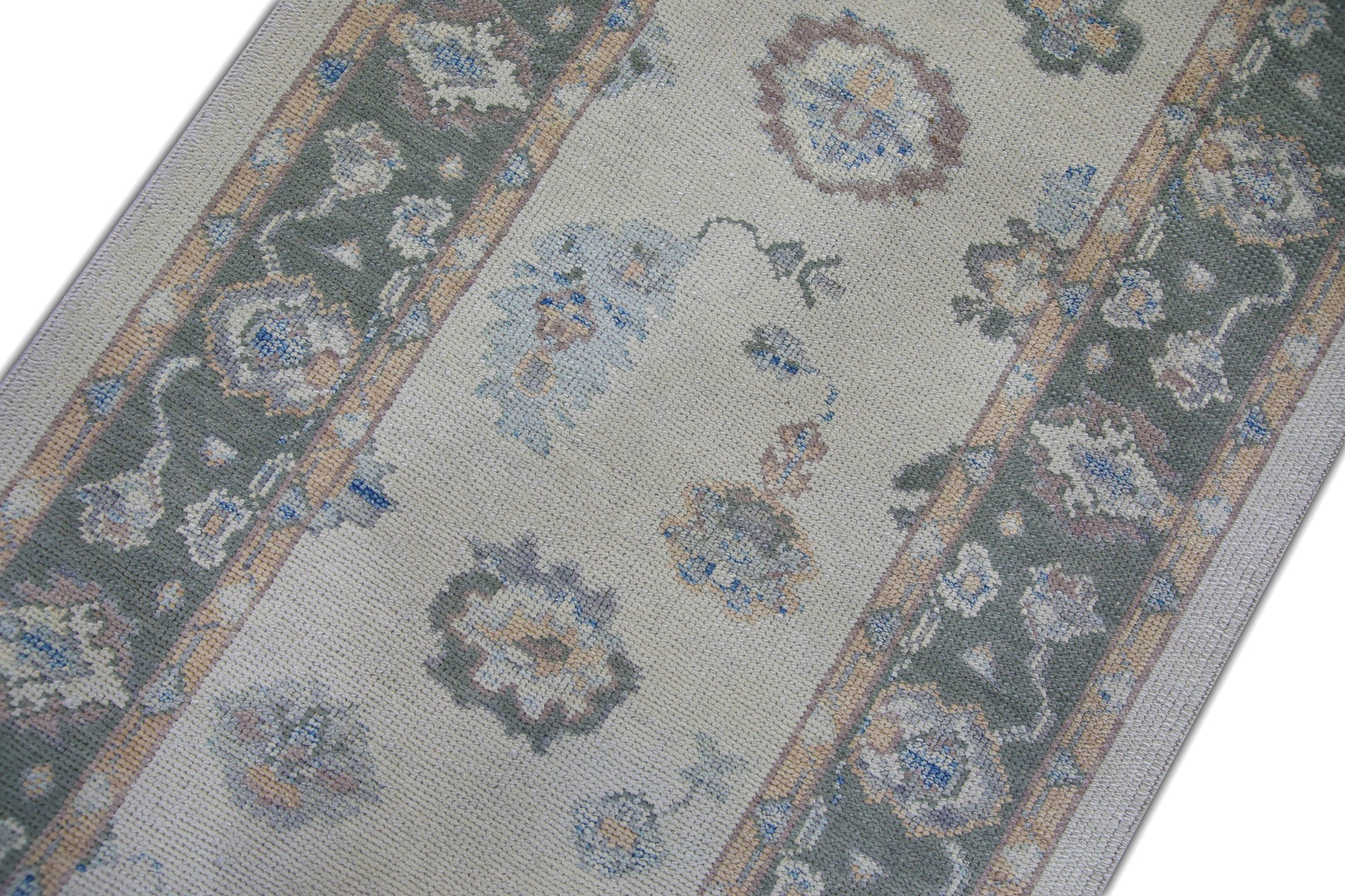 Turkish Oushak Rug 3'2' x 12'4" #5562