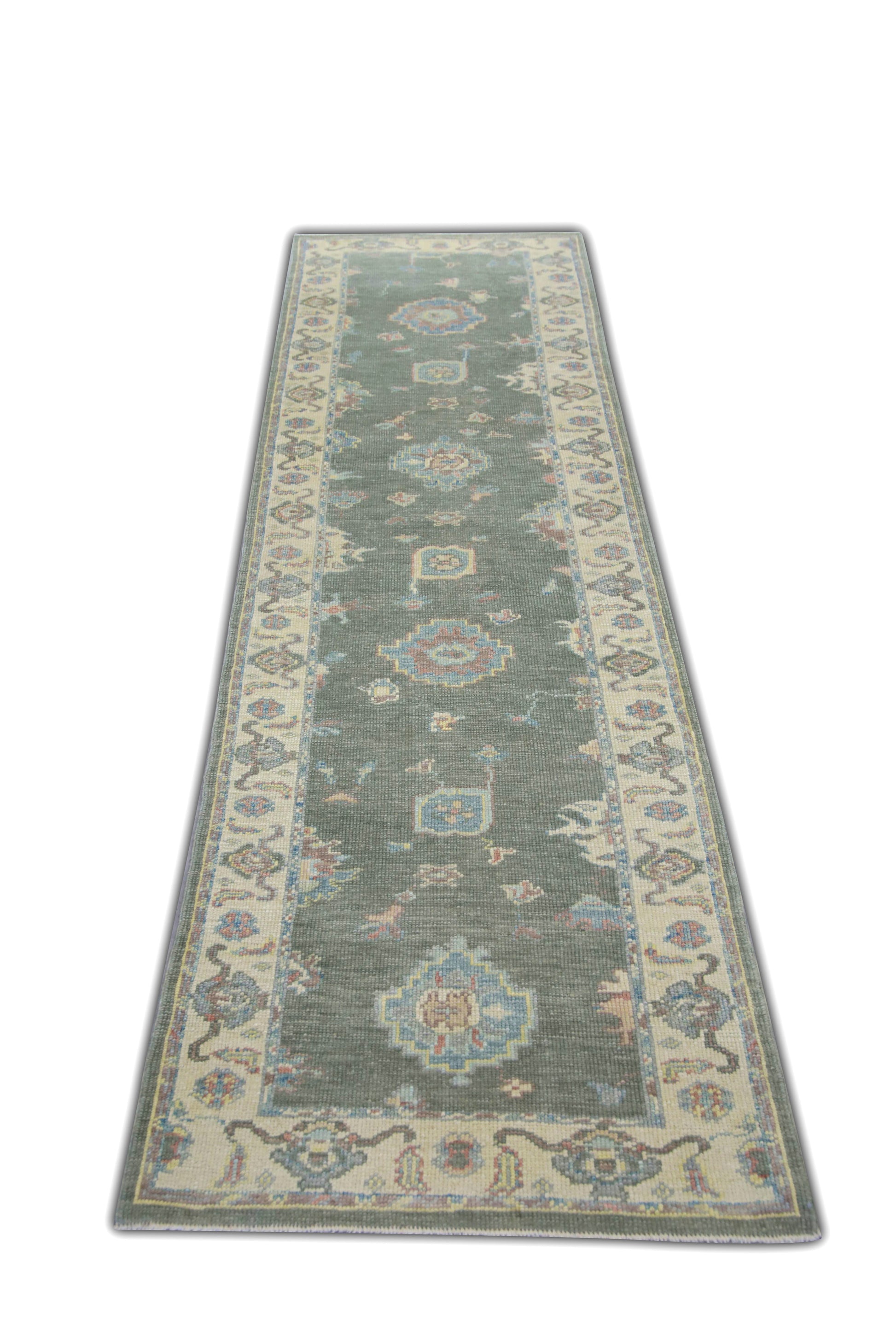Turkish Oushak Rug 3'1" x 12'5" #5008