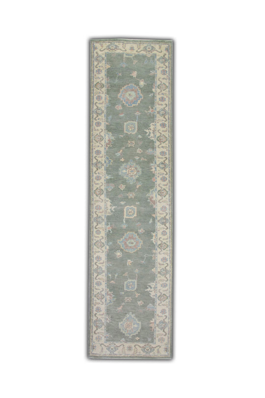 #5008 Turkish Oushak 3'1" x 12'5"