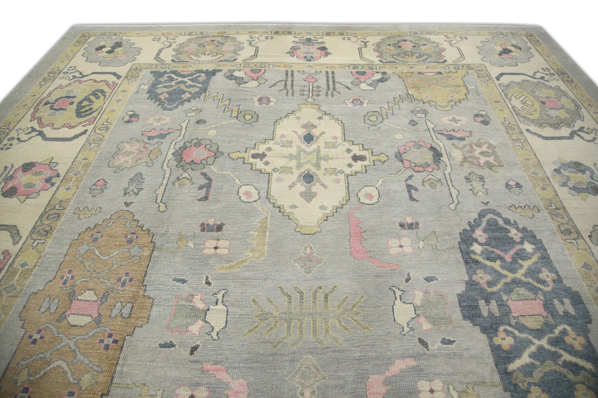 Turkish Oushak Rug 12'1" x 16' #2108