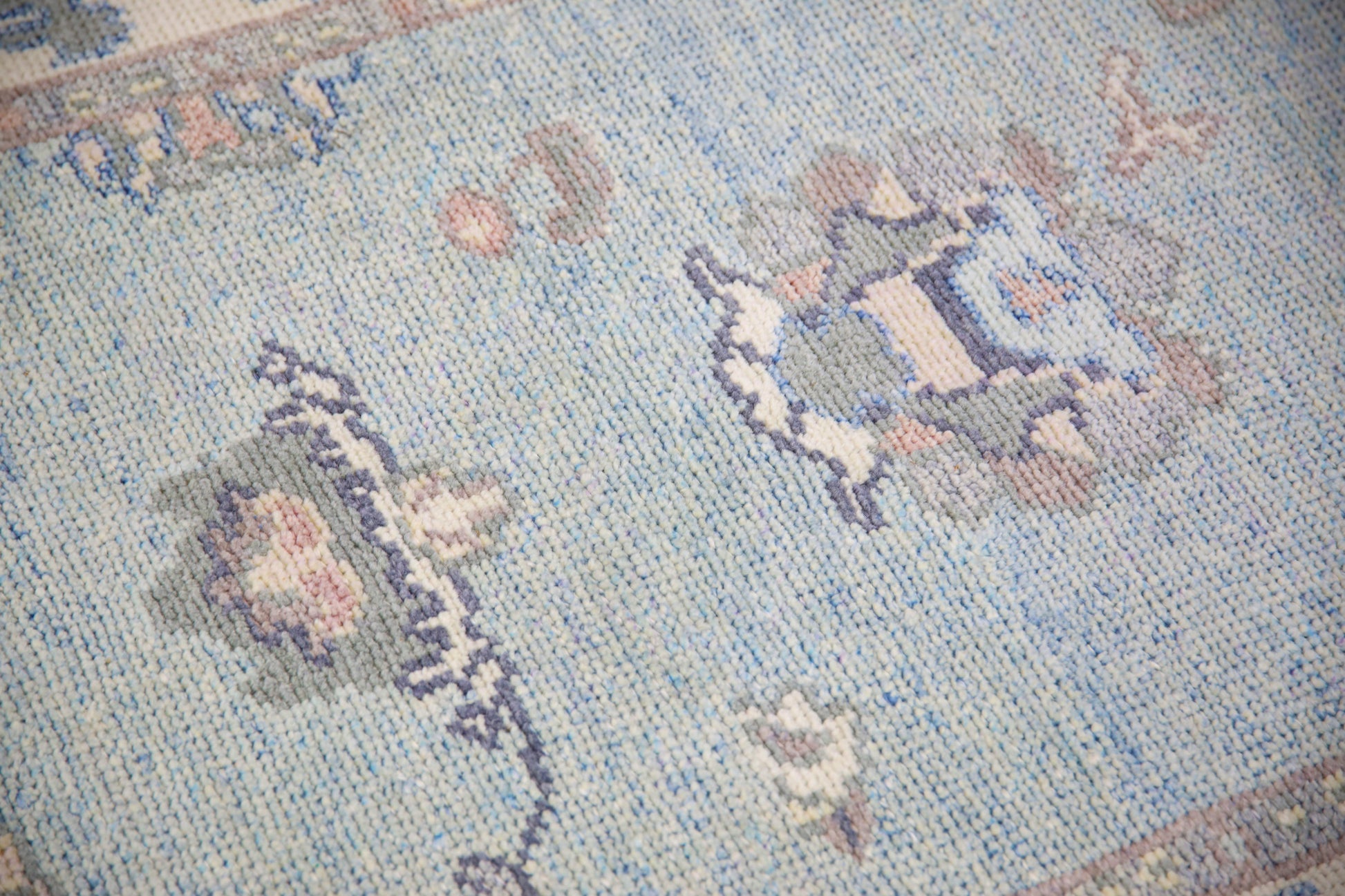 Turkish Oushak Rug 3'2" x 12'6" #5744
