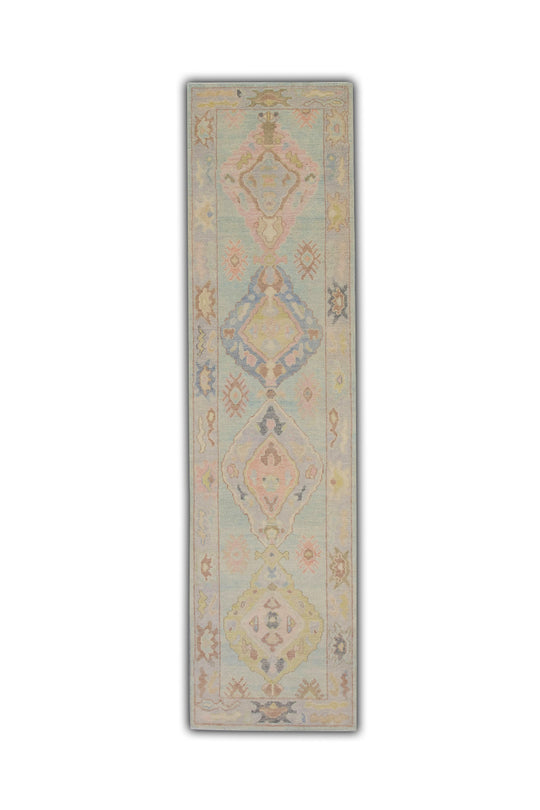 #6039 Turkish Oushak 2'10" x 10'10"