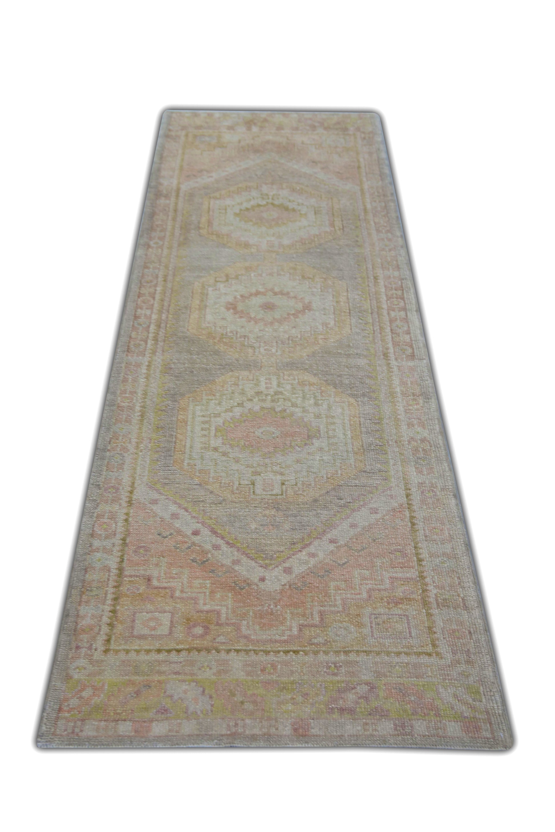 Turkish Oushak Rug 3'1" x 10'11" #6015