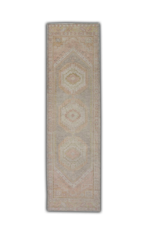 #6015 Turkish Oushak 3'1" x 10'11"