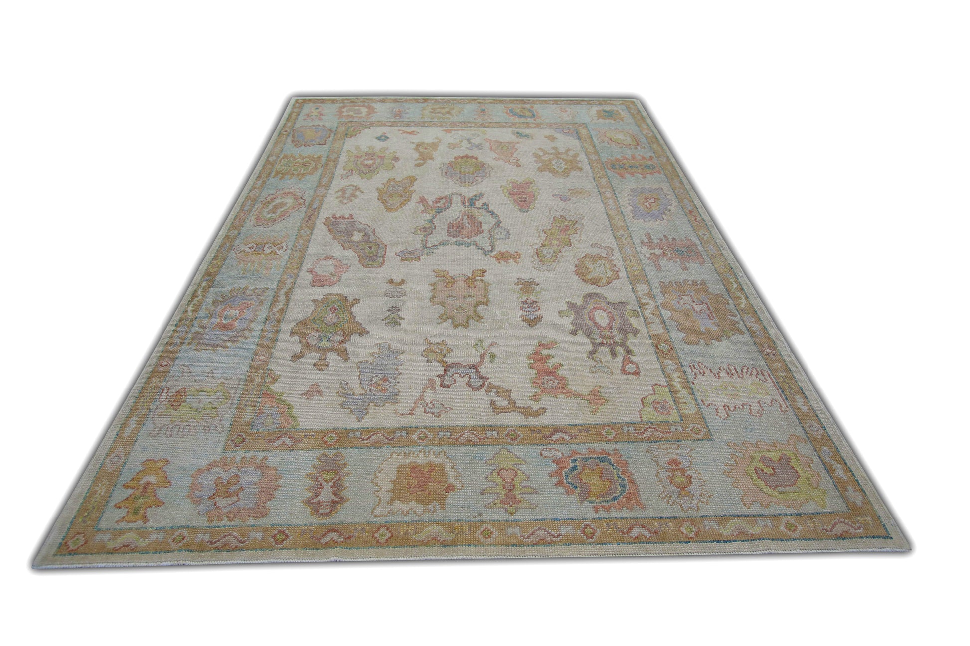Turkish Oushak Rug 6' x 9'3" #5079