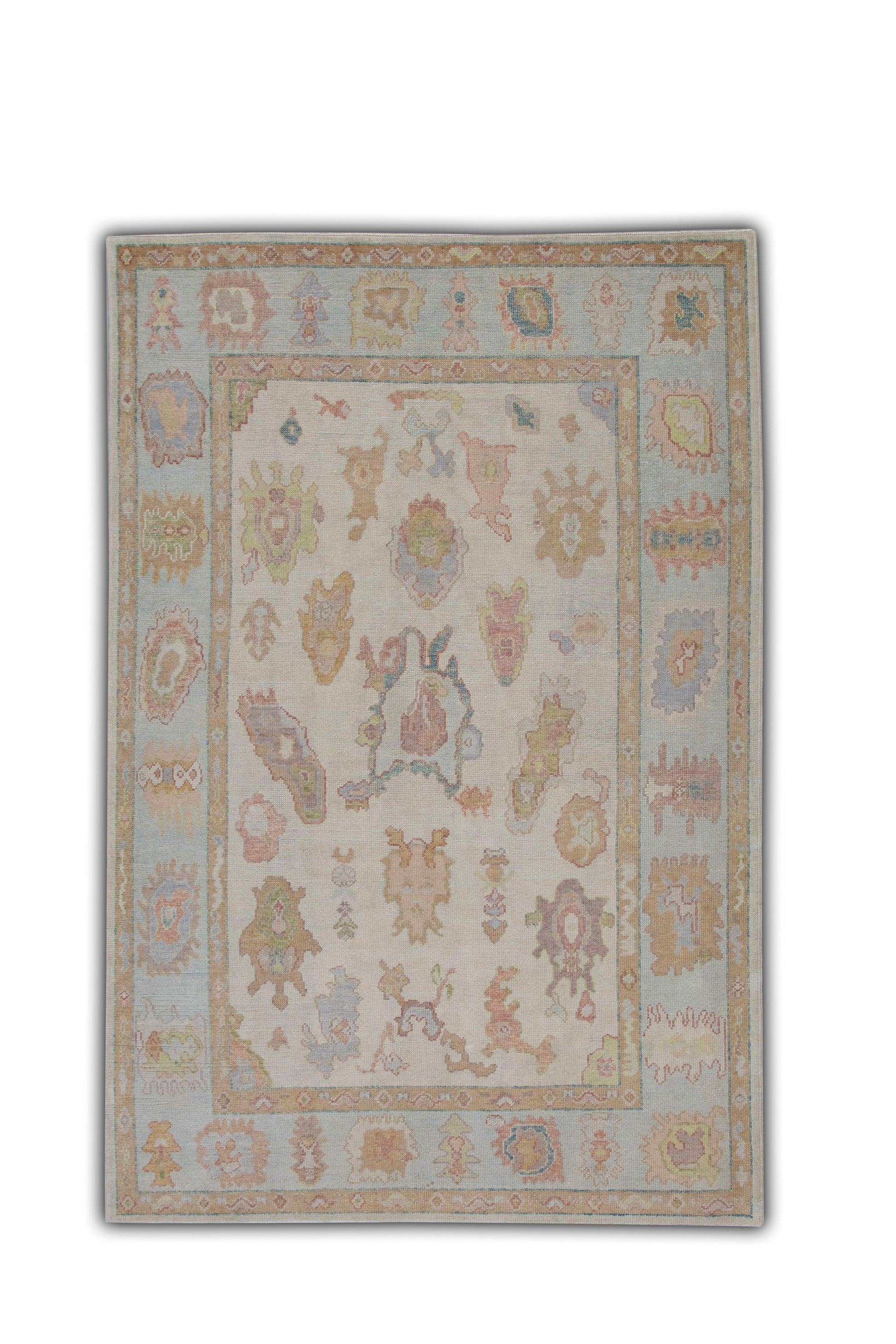Turkish Oushak Rug 6' x 9'3" #5079