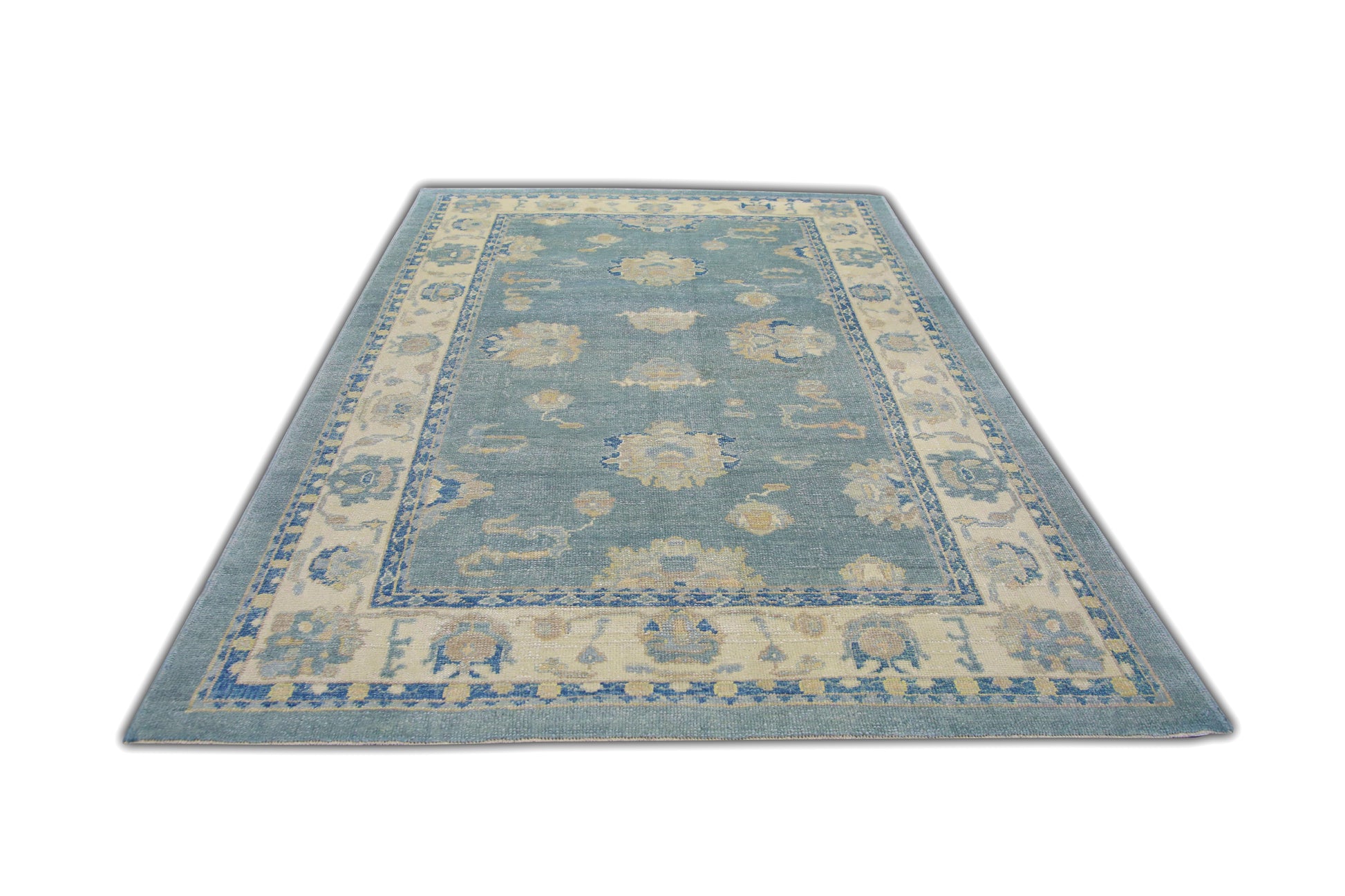 Turkish Oushak Rug 6'1" x 8'10" #5519