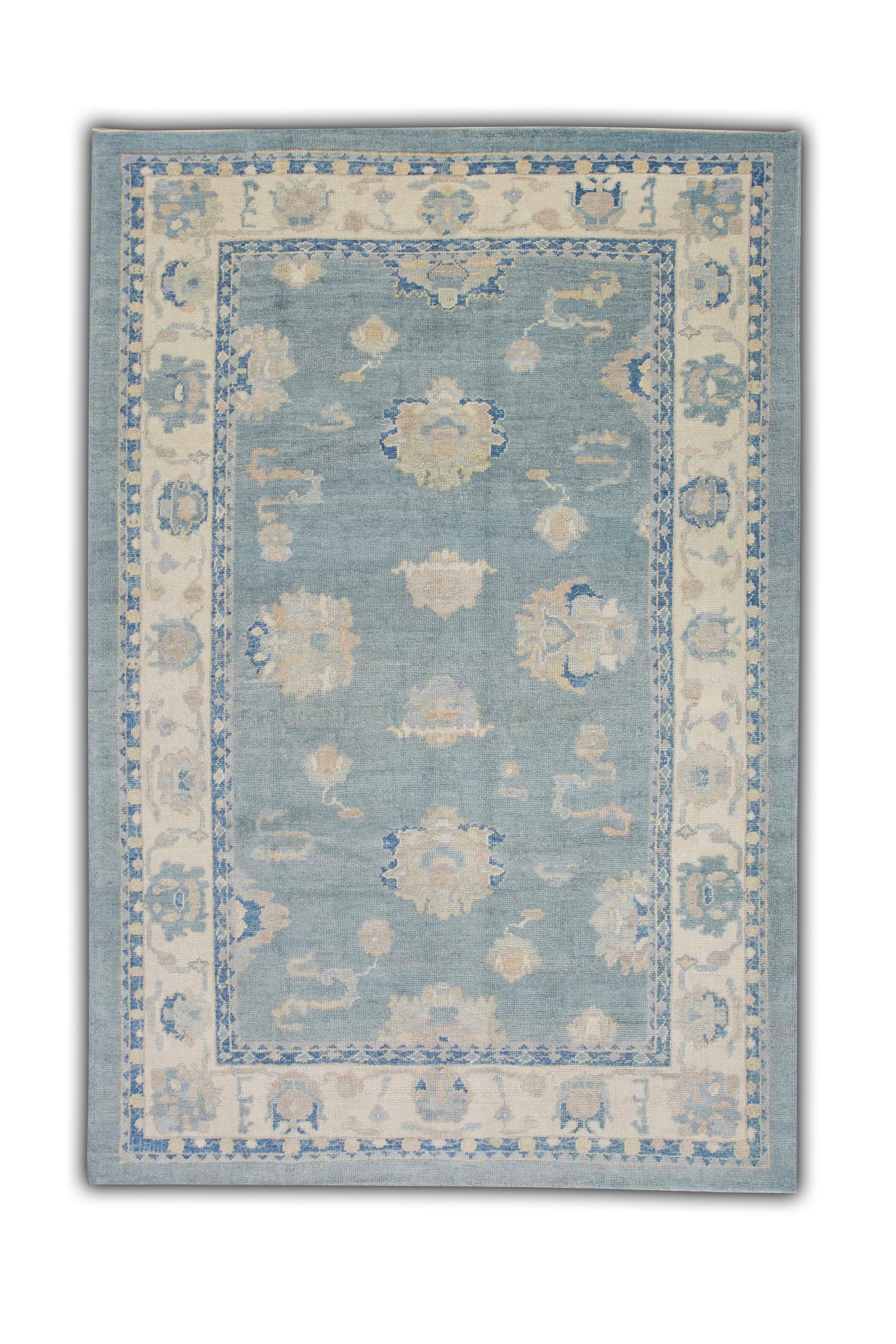 Turkish Oushak Rug 6'1" x 8'10" #5519