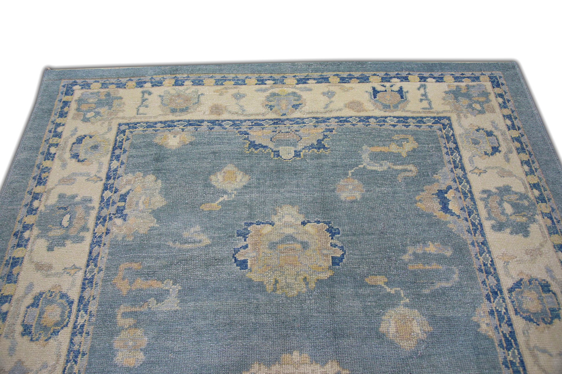Turkish Oushak Rug 6'1" x 8'10" #5519
