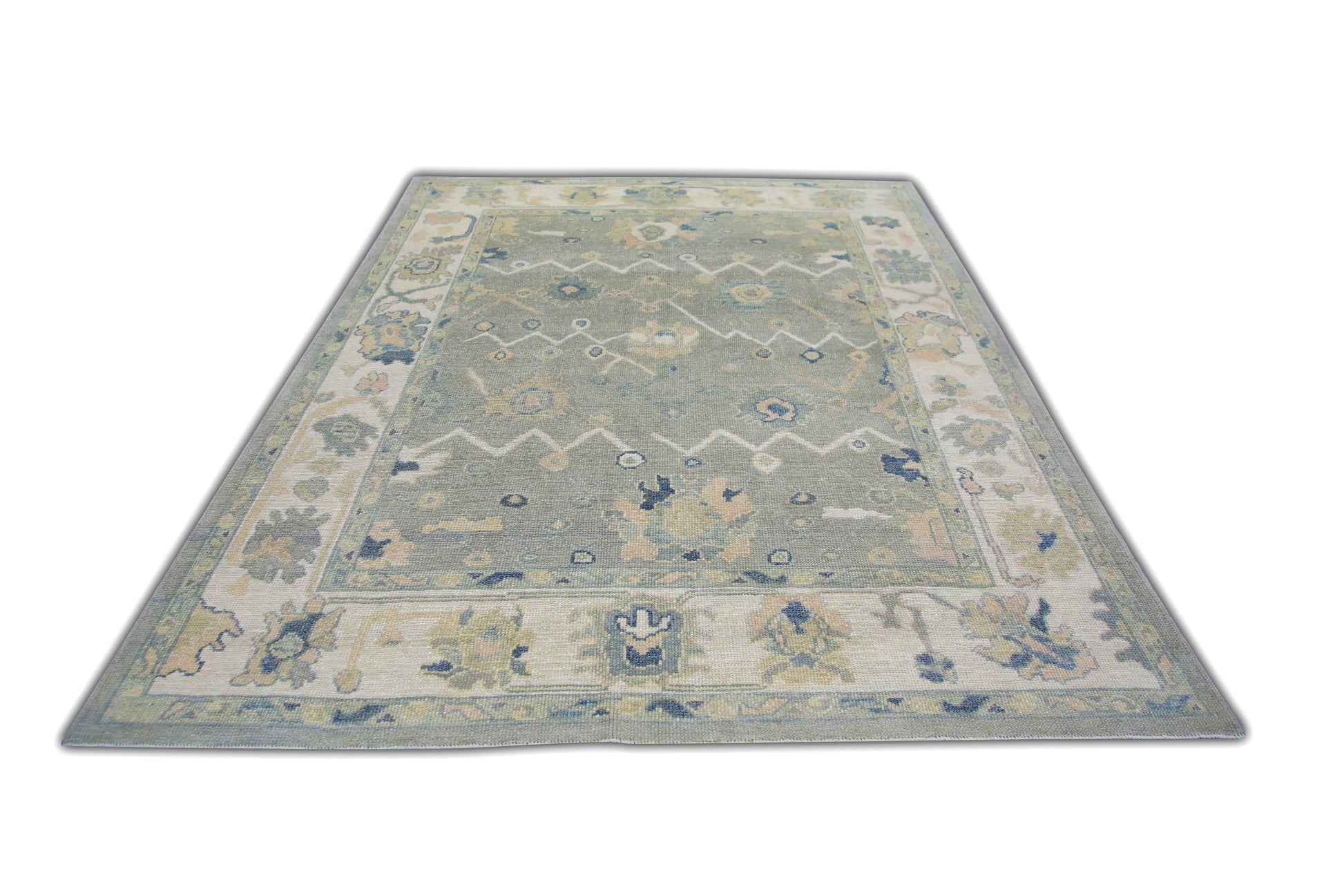 Turkish Oushak Rug 6'5" x 8'10" #5371