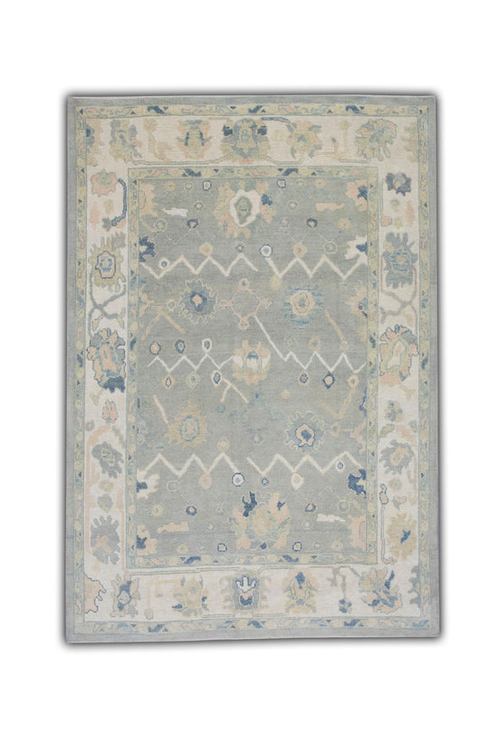 #5371 Turkish Oushak 6'5" x 8'10"