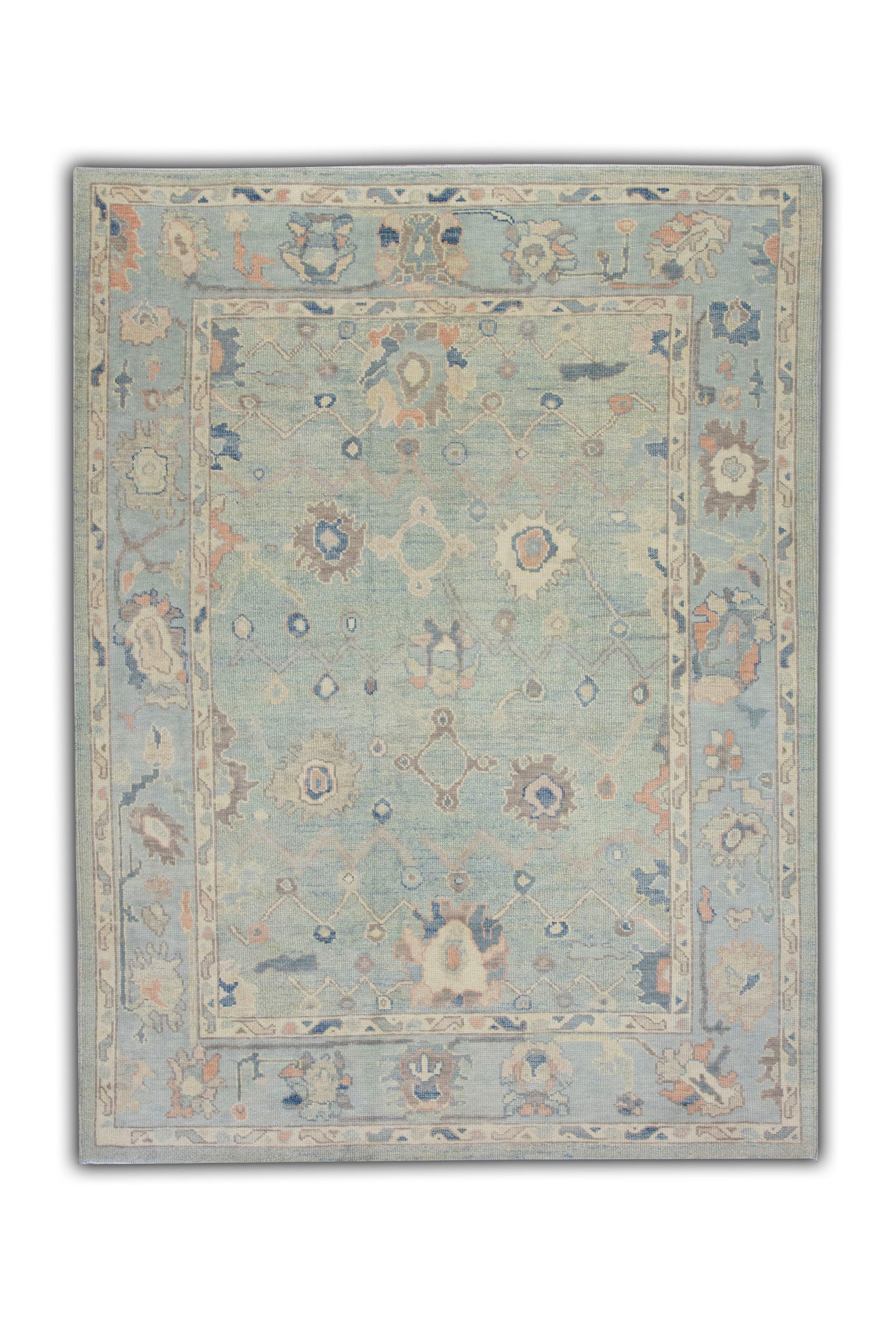 Turkish Oushak Rug 6'5" x 8'11" #5532