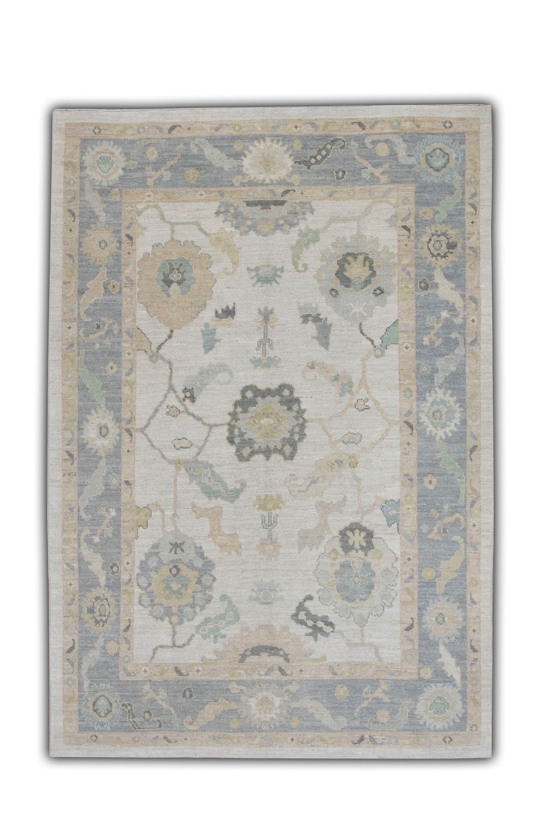 Turkish Oushak Rug 6'1" x 9'3" #5801
