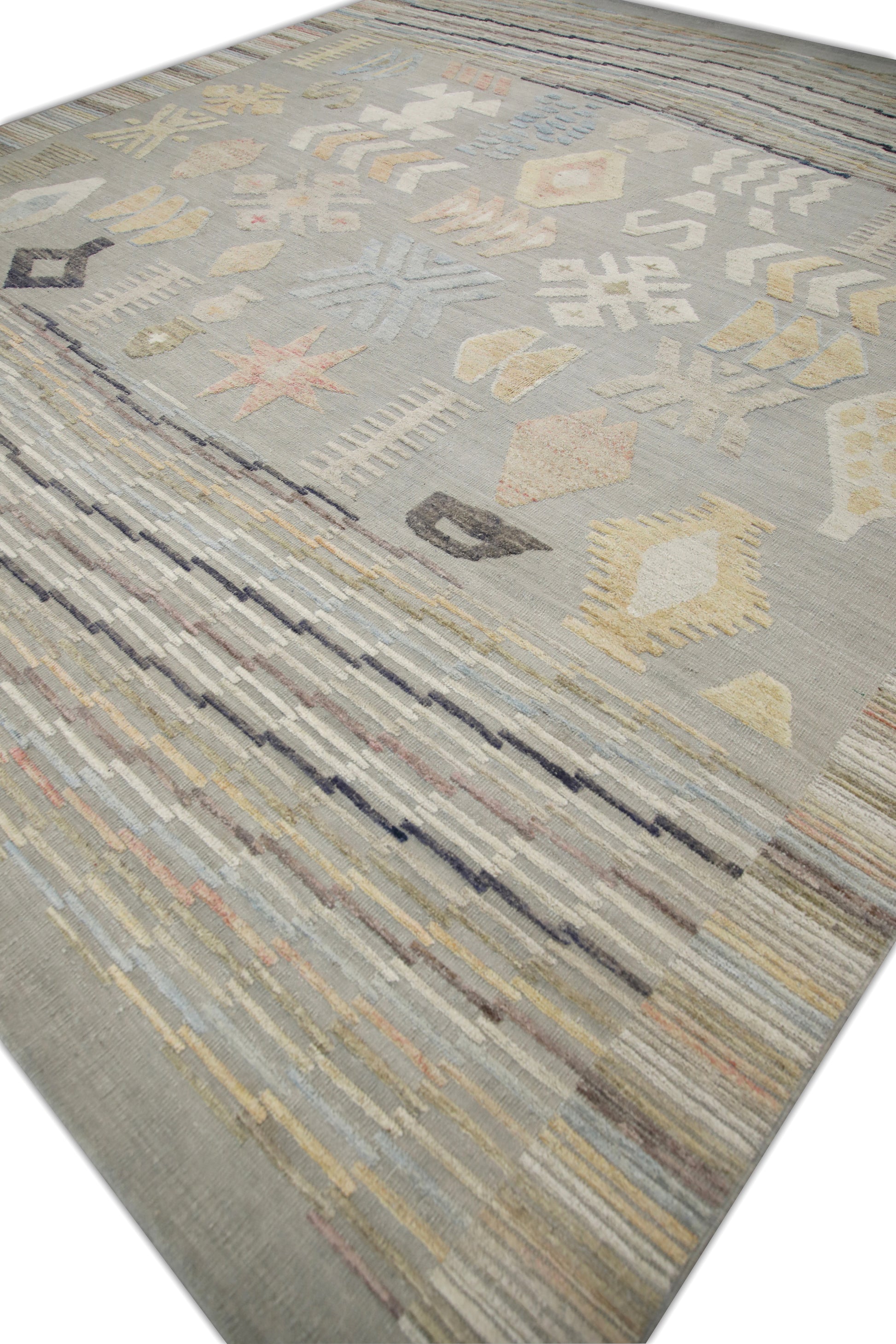 Oriental Flatweave Turkish Kilim 12'10" x 14'5" #6001