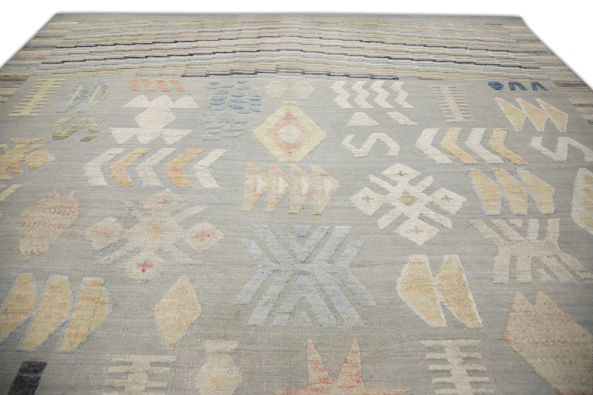Oriental Flatweave Turkish Kilim 12'10" x 14'5" #6001