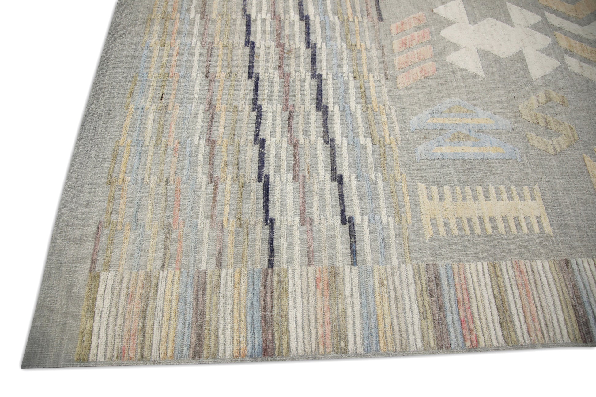 Oriental Flatweave Turkish Kilim 12'10" x 14'5" #6001