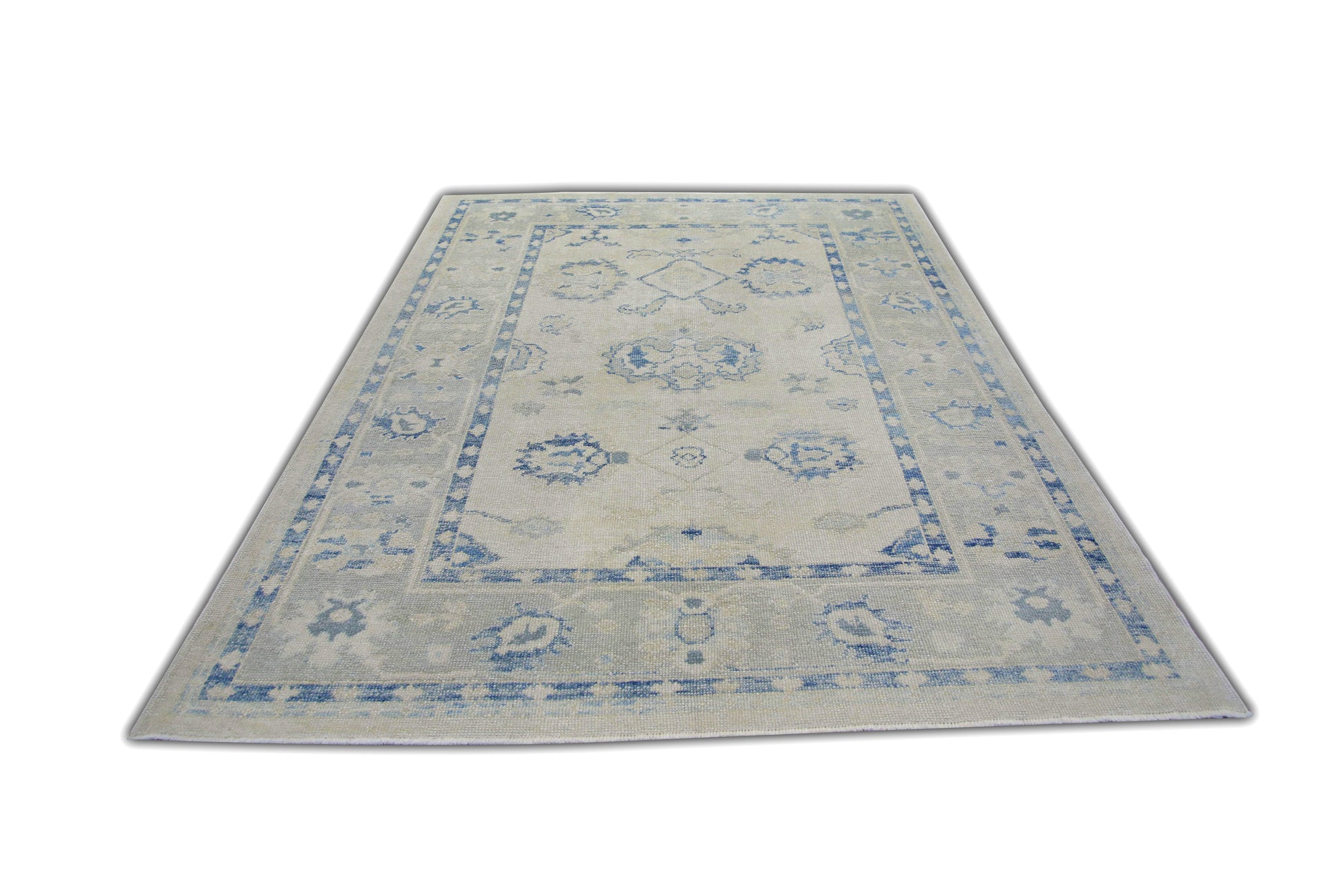 Turkish Oushak Rug 6'2" x 8'8" #5447