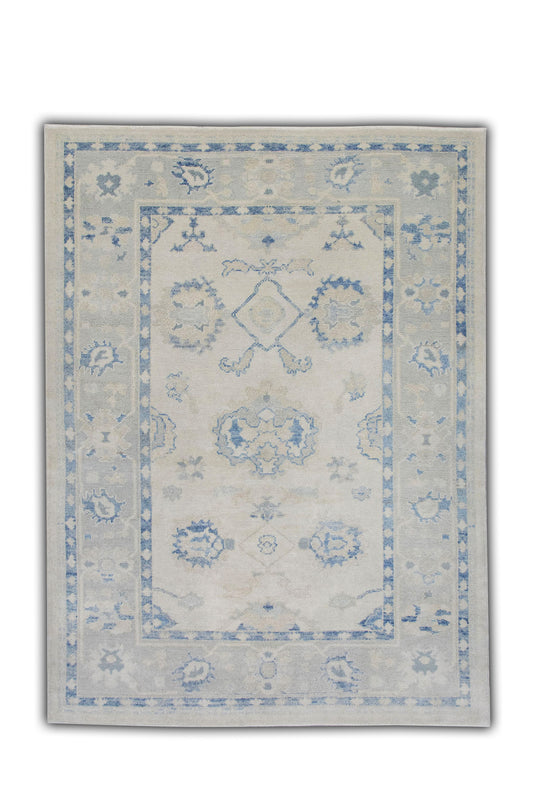 #5447 Turkish Oushak 6'2" x 8'8"