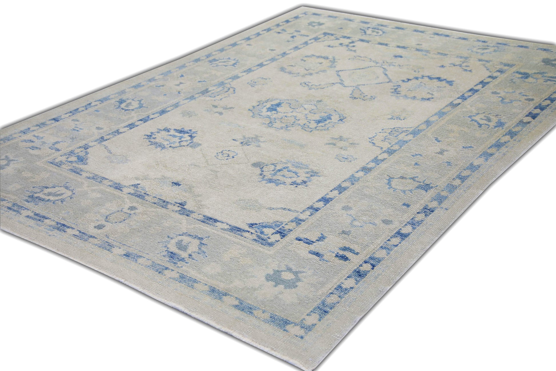 Turkish Oushak Rug 6'2" x 8'8" #5447