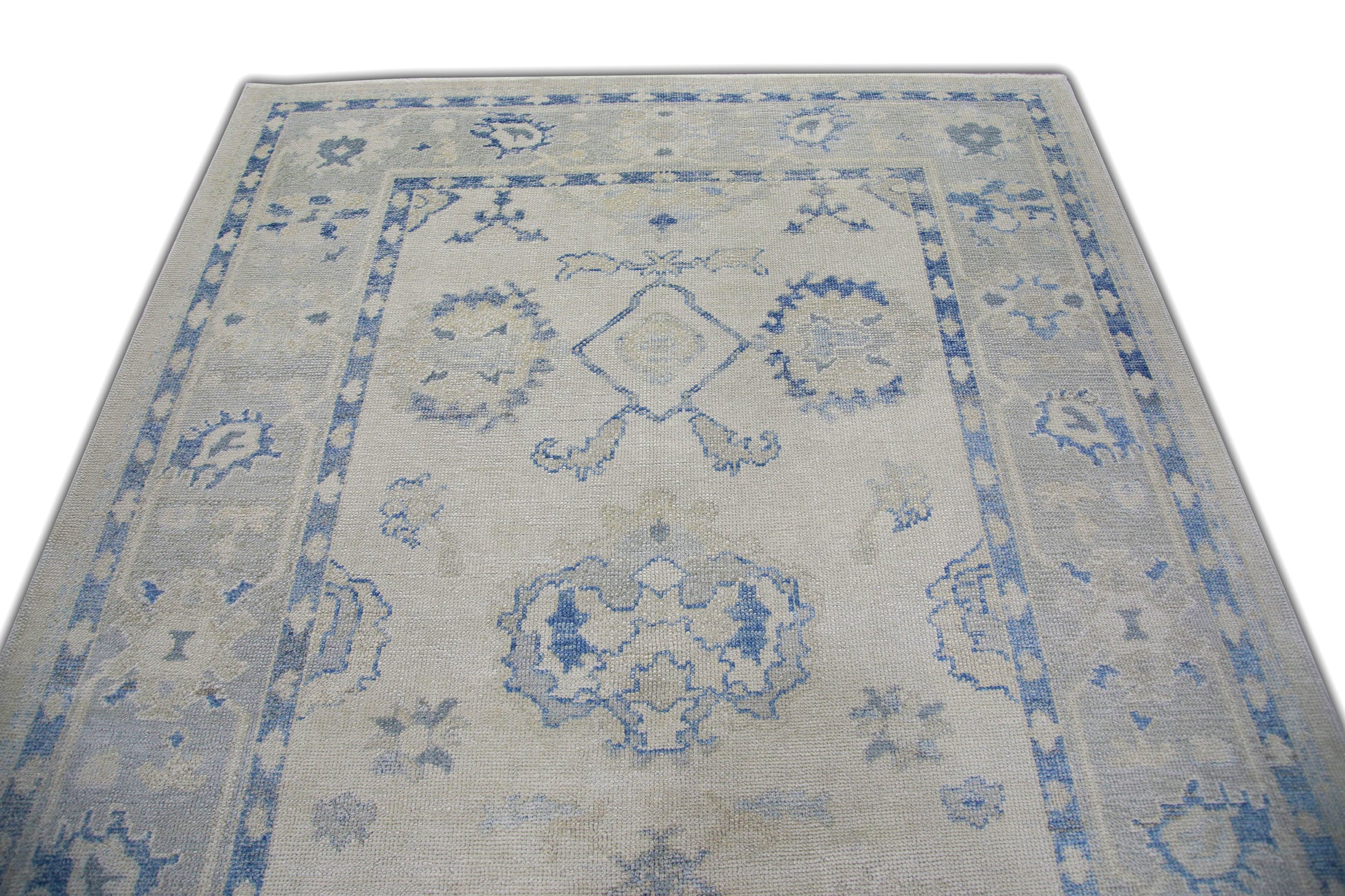 Turkish Oushak Rug 6'2" x 8'8" #5447