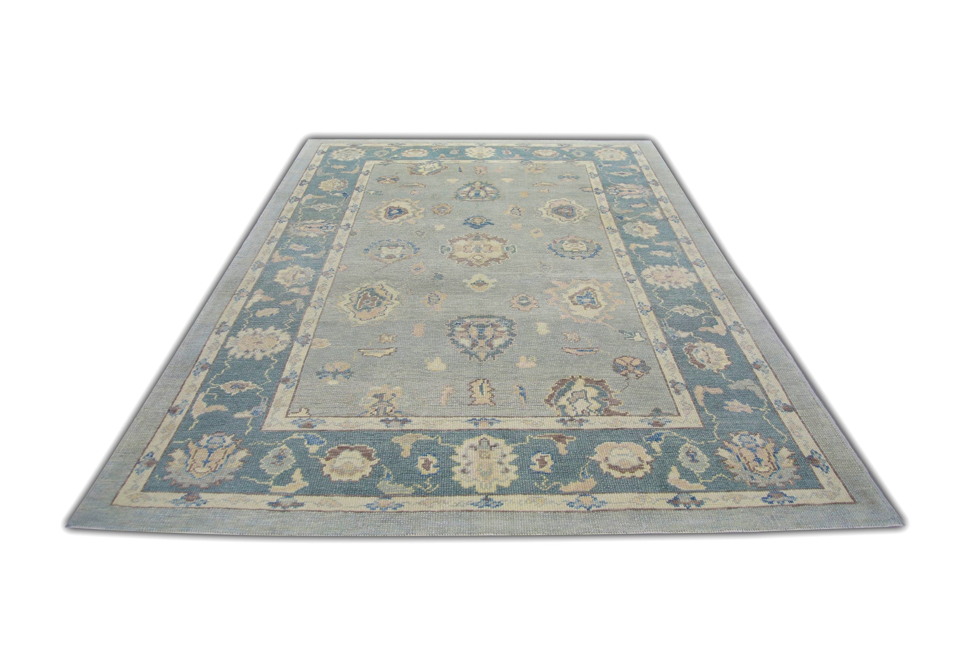 Turkish Oushak Rug 6'6" x 8'8" #5436