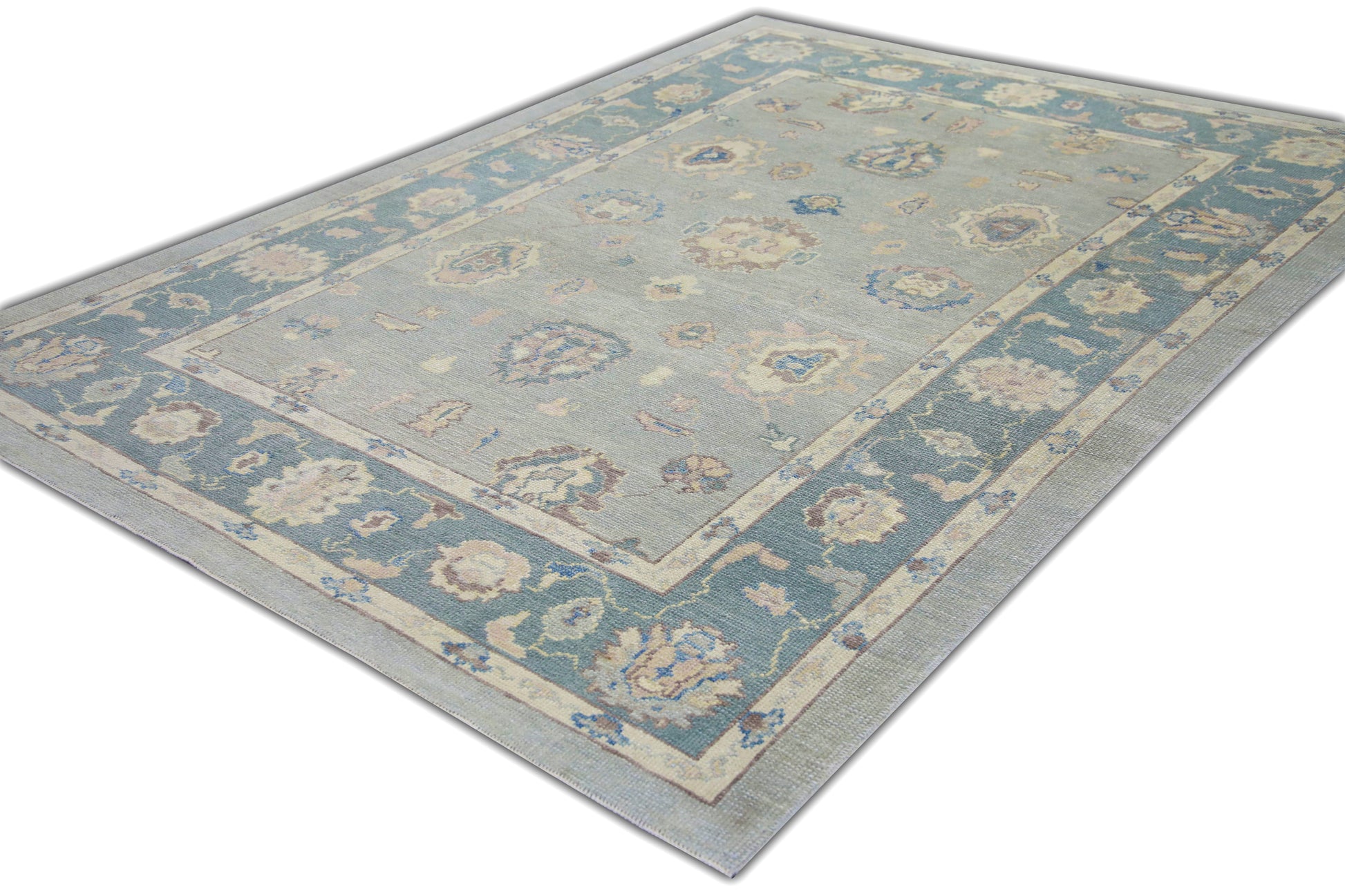 Turkish Oushak Rug 6'6" x 8'8" #5436