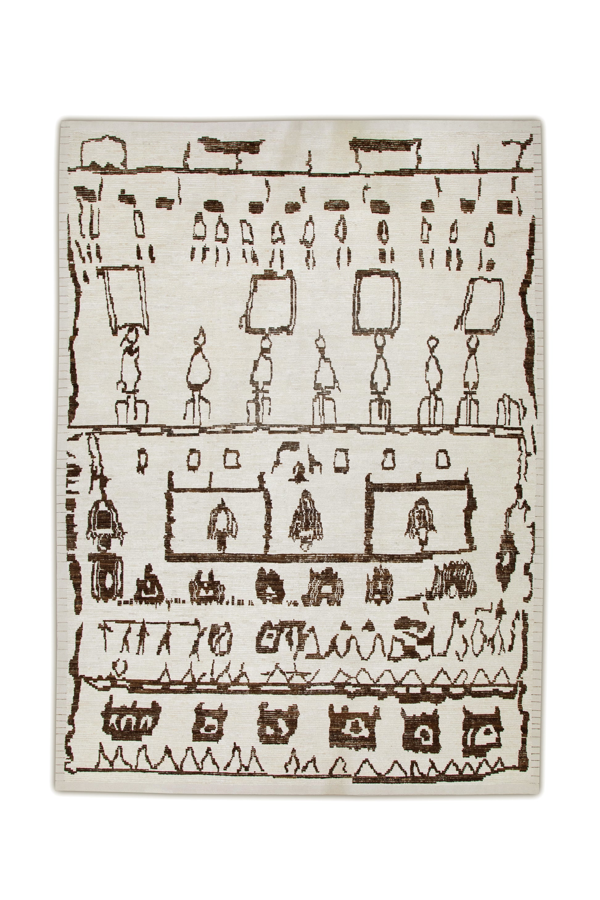 Turkish Tulu Rug Hand Knotted 12' x 15'10" #6219