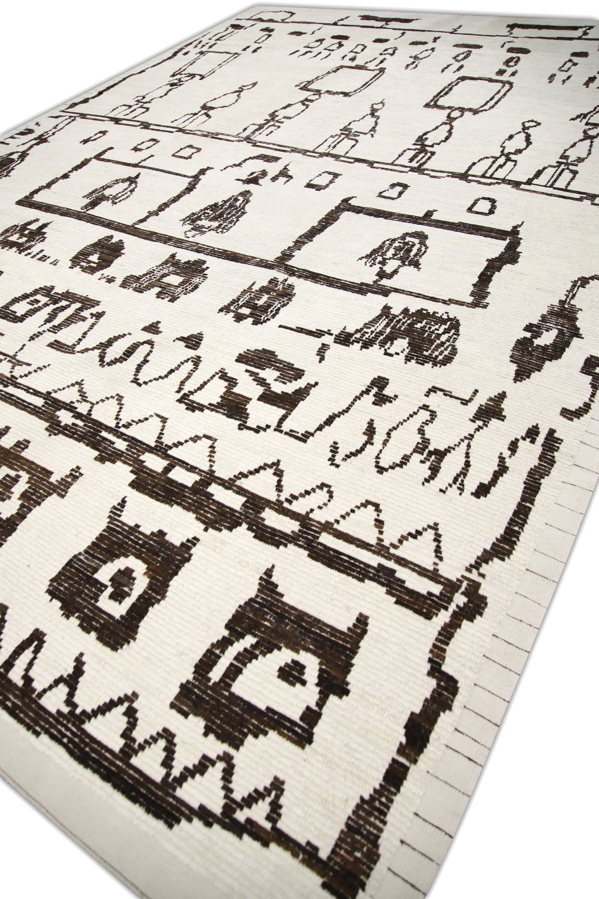 Turkish Tulu Rug Hand Knotted 12' x 15'10" #6219
