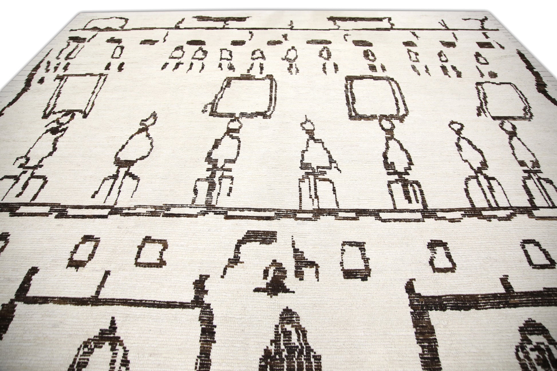 Turkish Tulu Rug Hand Knotted 12' x 15'10" #6219