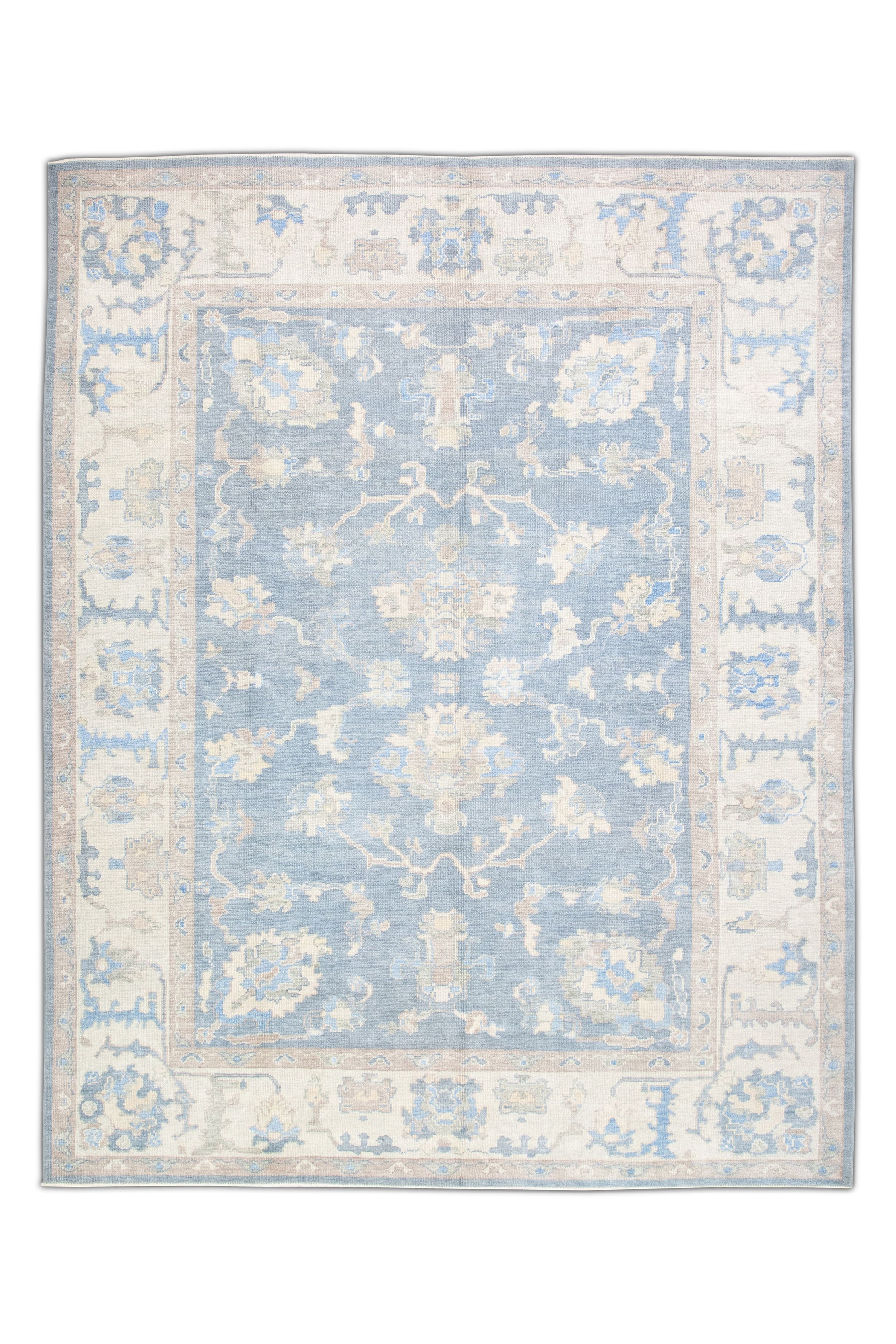 Turkish Oushak Rug 9' x 11'8" #3130